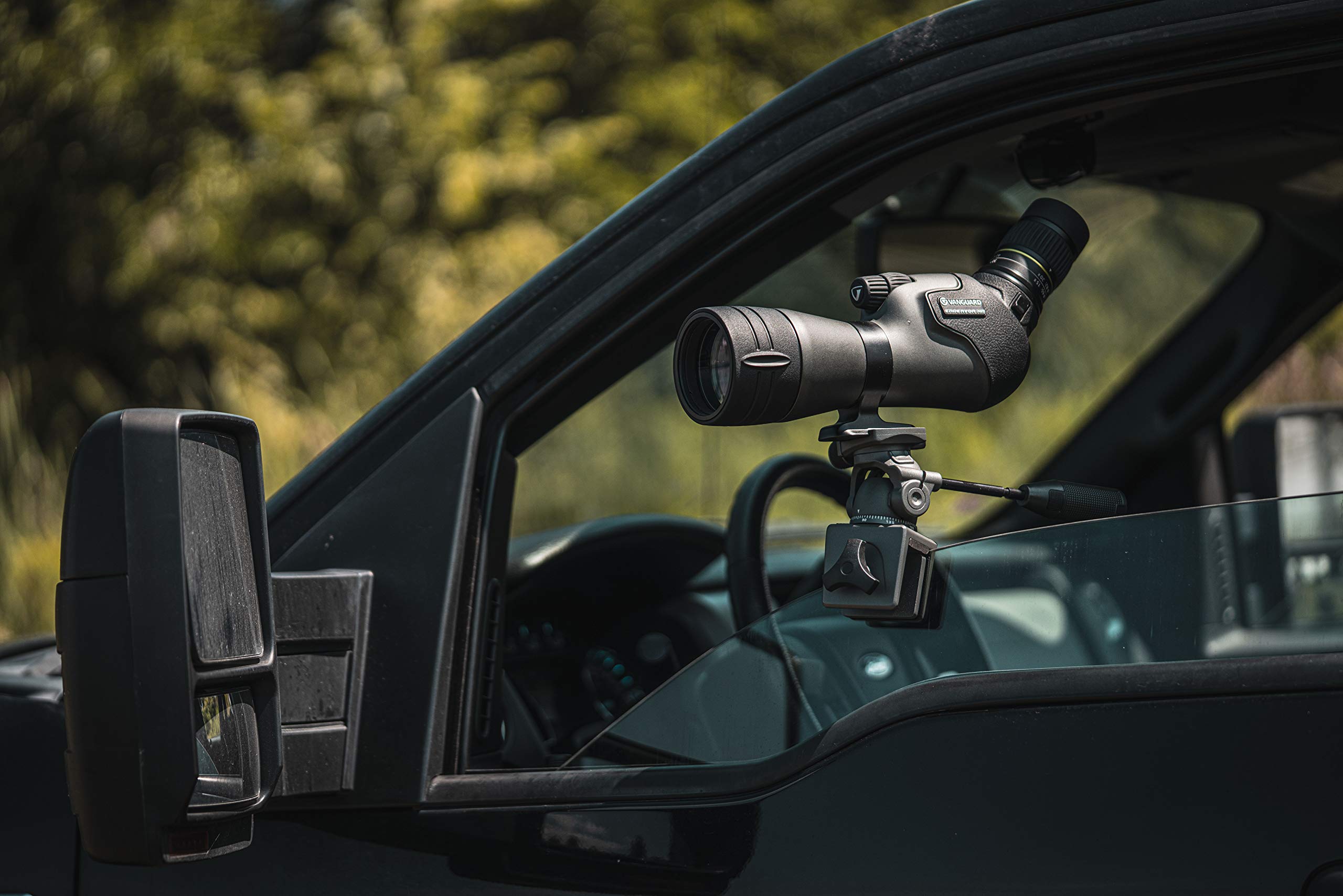 Vanguard Veo2Ph 28Wm Metal Window Mount With Panhead And Arca Compatible Quick Release Plate, Dark Grey