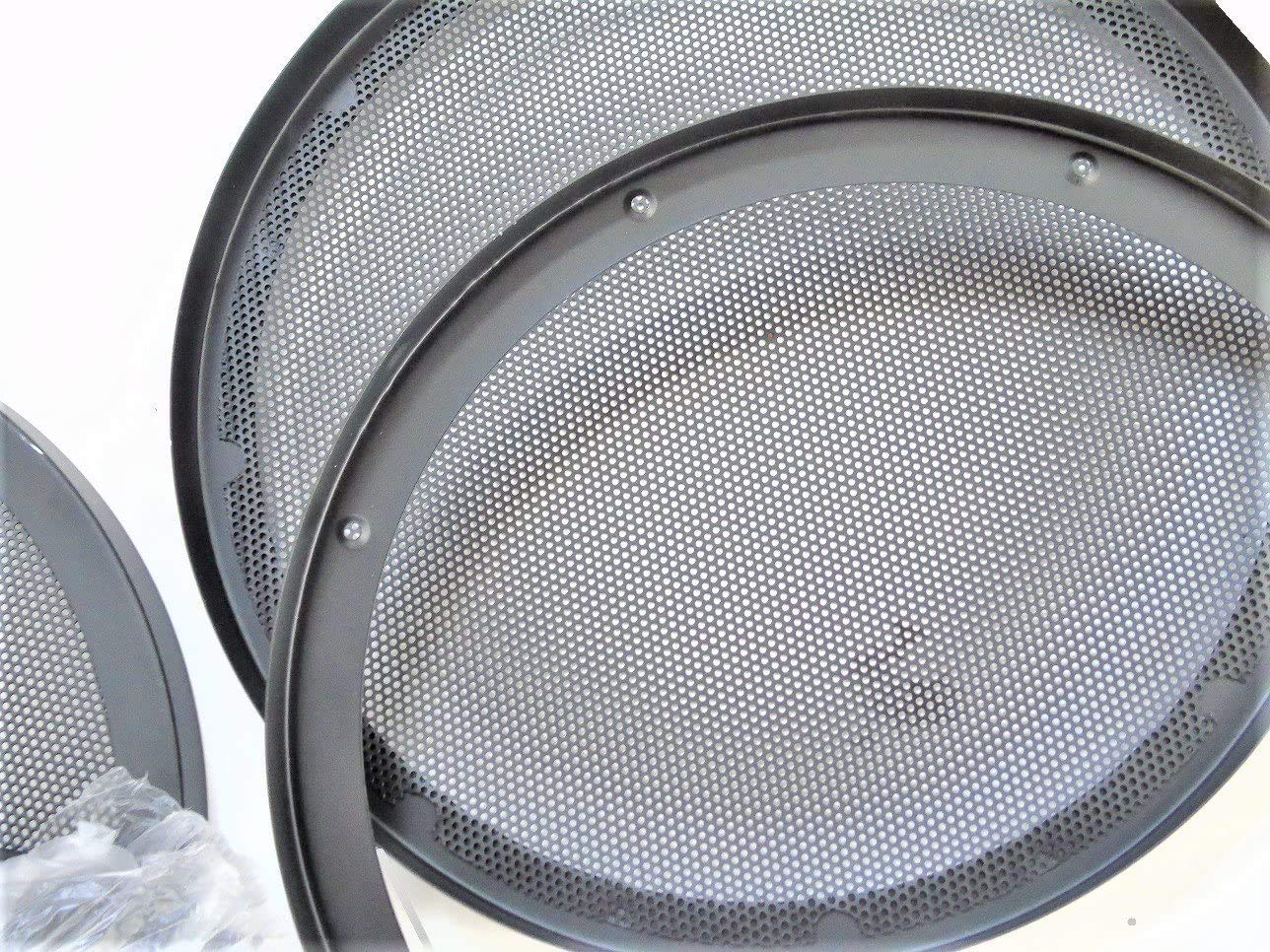 The Electronics Powerhouse Heavy Gauge Pair 10 Inch Classic Beehive High Excursion Subwoofer Speaker Grills With Reinforcement R