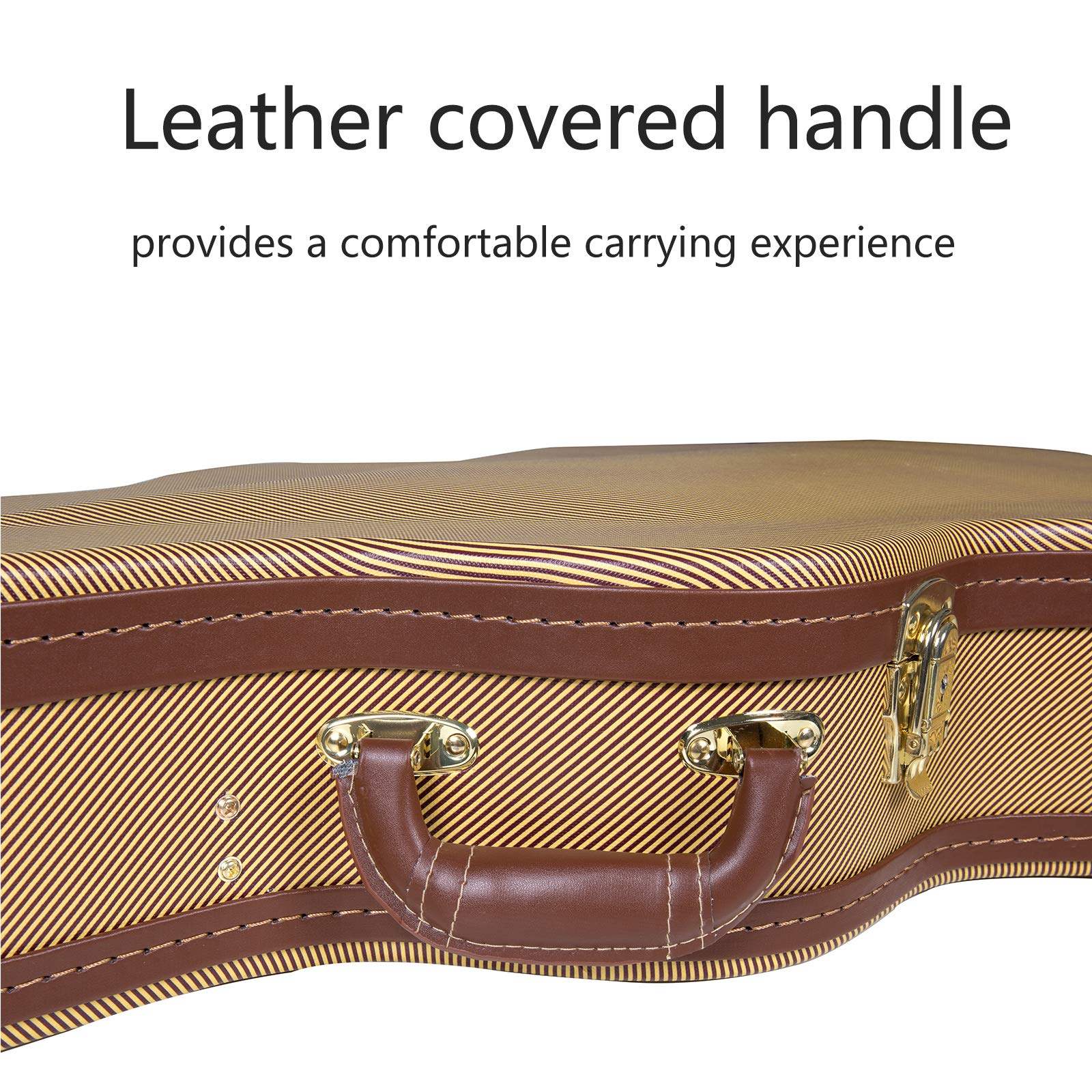 Crossrock Wood Case Fits Right Hand Precision Bass Style Guitars Vinyl Tweed(Crw620Pbtw)