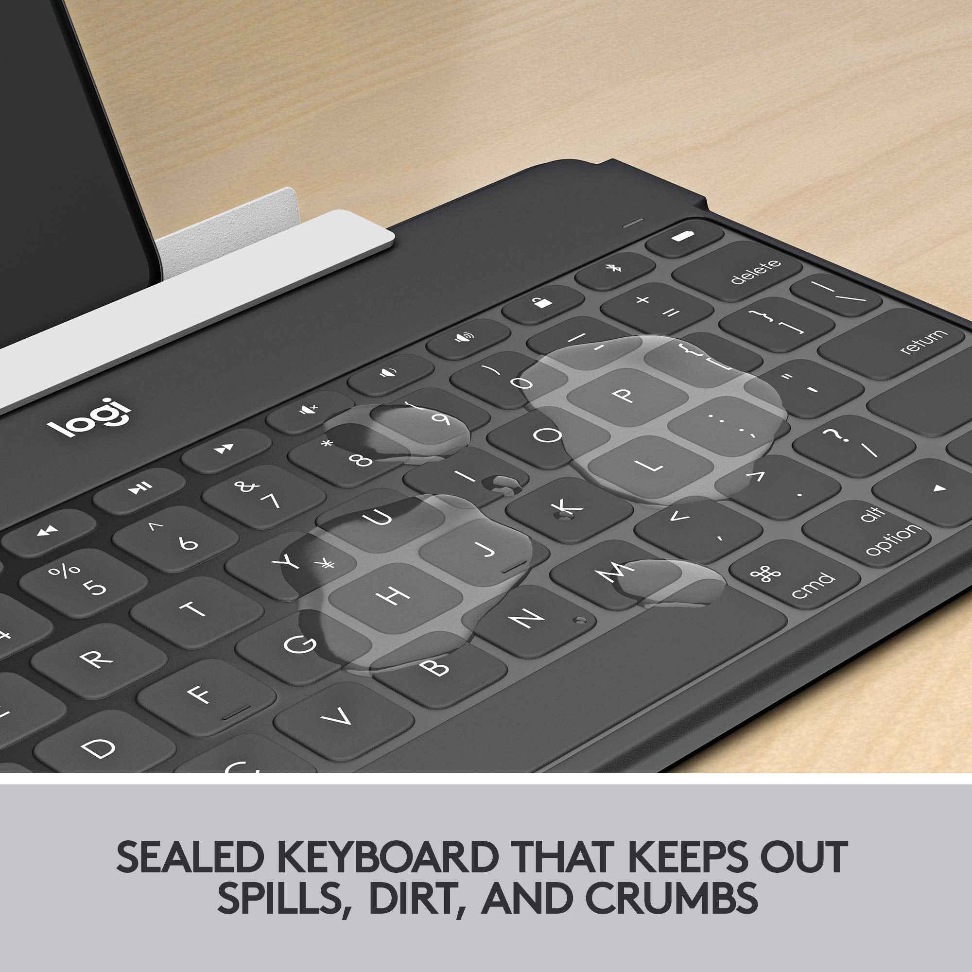 Logitech Keys-To-Go Super-Slim And Super-Light Bluetooth Keyboard For Iphone, Ipad, Mac And Apple Tv, Including Ipad Air 5Th Gen