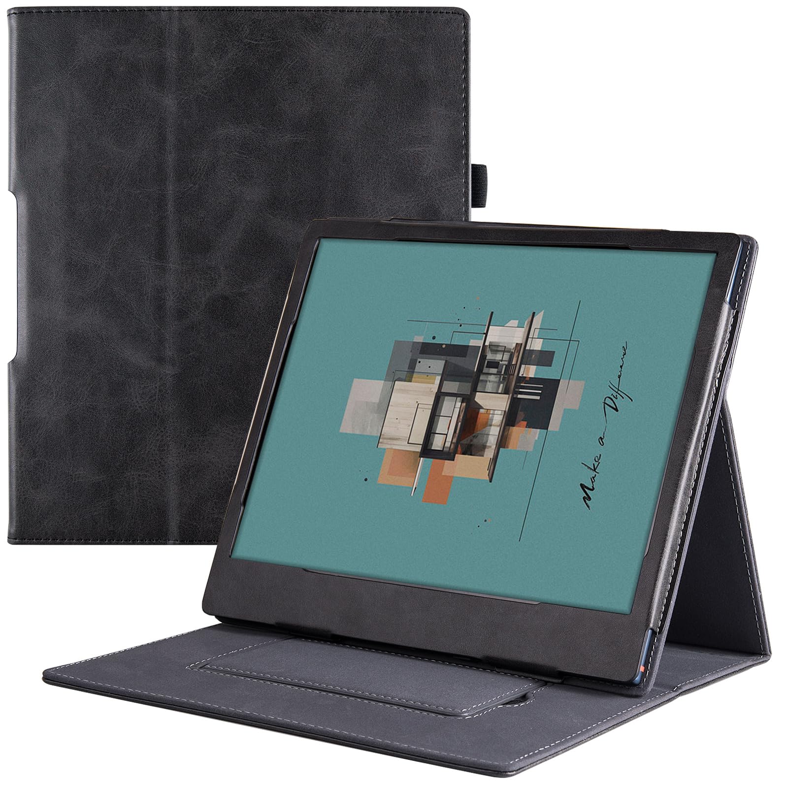 BOZHUORUI Stand Case for All-New 10.3 Onyx Boox Note Air3/Note Air3 C/Boox Note Air2/Note Air2 Plus ePaper Tablet - PU Leather S