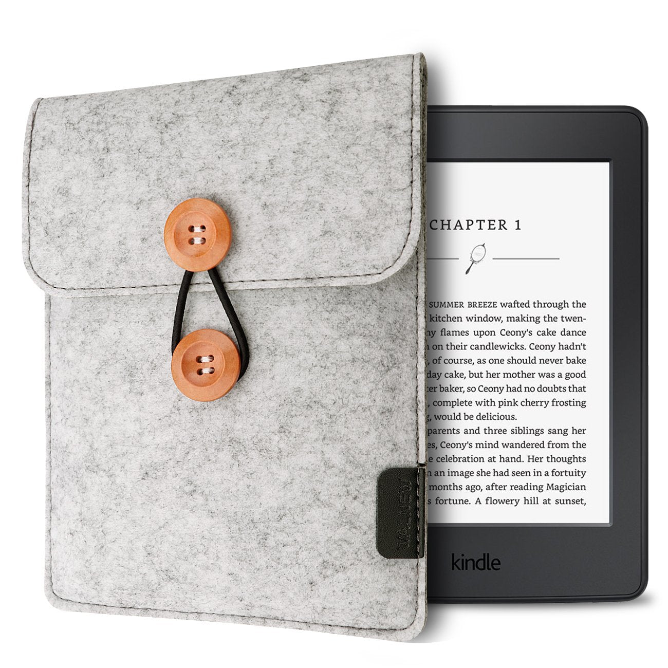 Walnew Soft Sleeve For 6'' Kindle Sleeve Bag For Kindle 2019/ Kindle 4/5/Kindle Touch/Kindle Paperwhite/Kindle Paperwhite 10Th/K