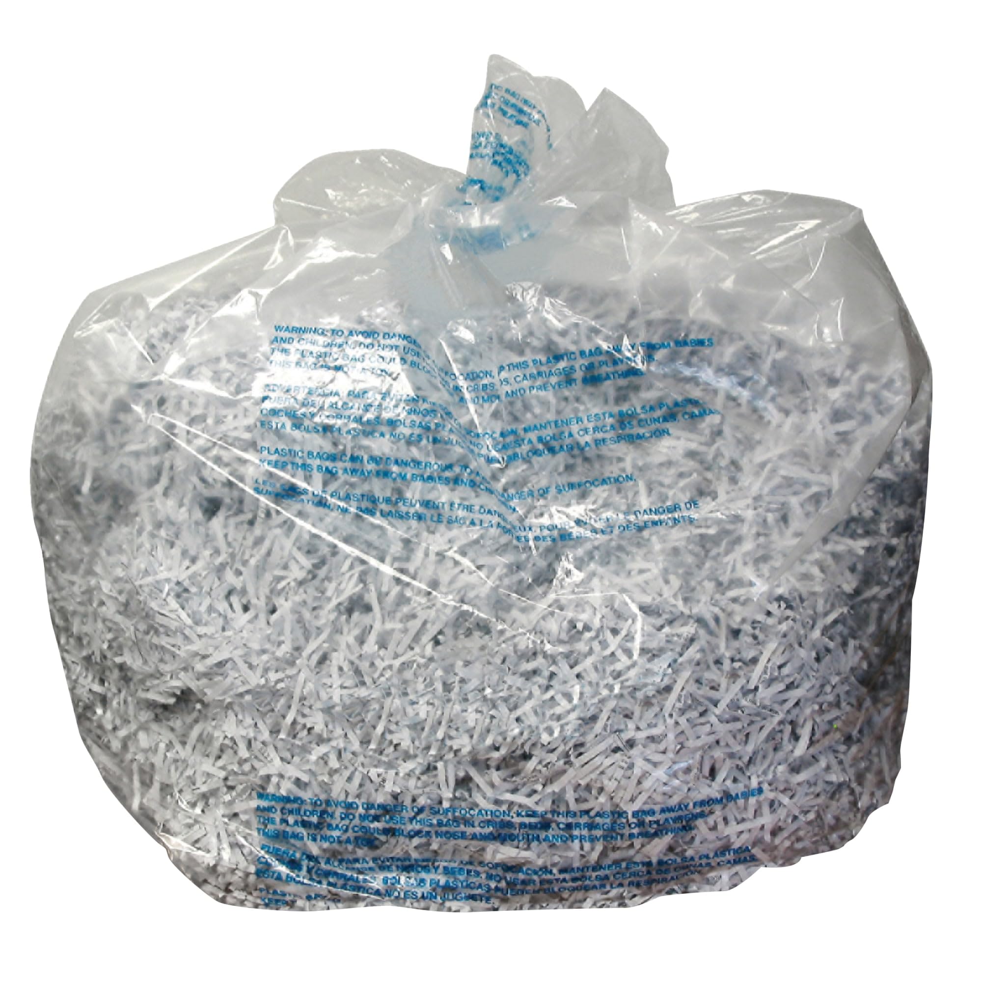 Gbc Shredder Bags, 30 Gallon, Plastic, For 500X, 500M, 750X, 750M And Large Office Shredders, 25/Box (1765015)