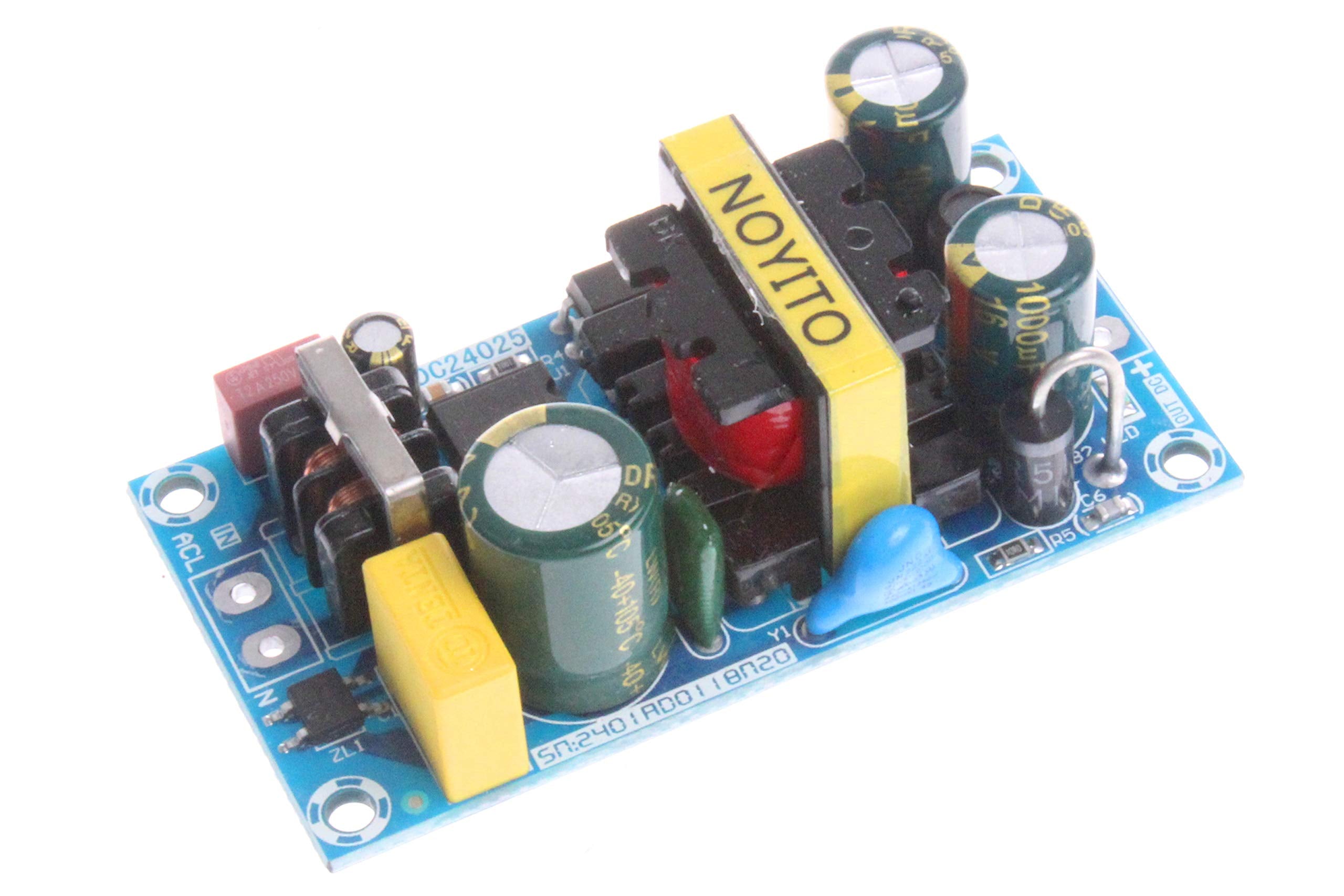 Noyito Ac To Dc Isolated Power Supply Module Ac 120V 100V   265V To Dc 12V 2A 24W Peak 12V 4A 48W Max Power Module With Overvolt