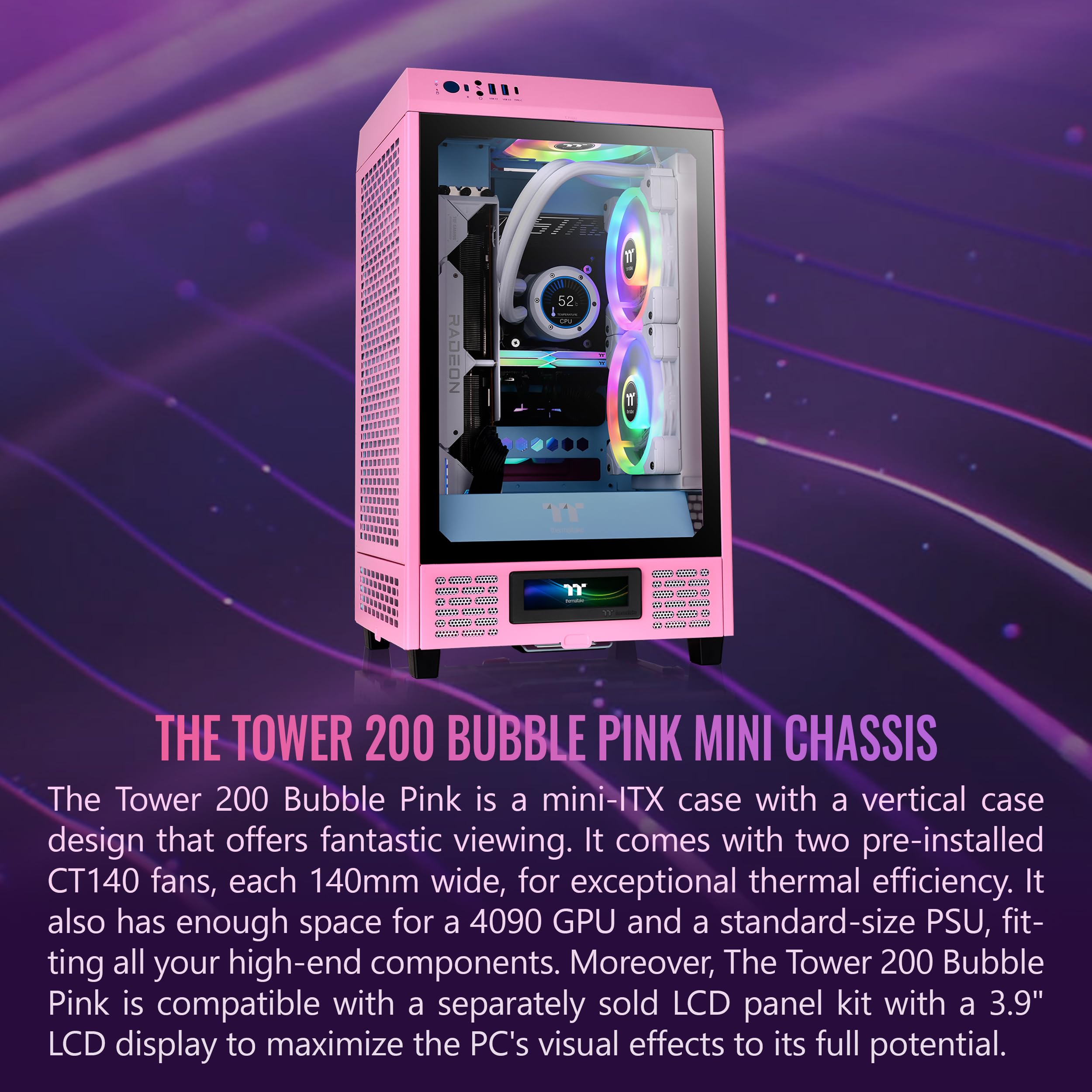 Tower 200 Bubble Pink