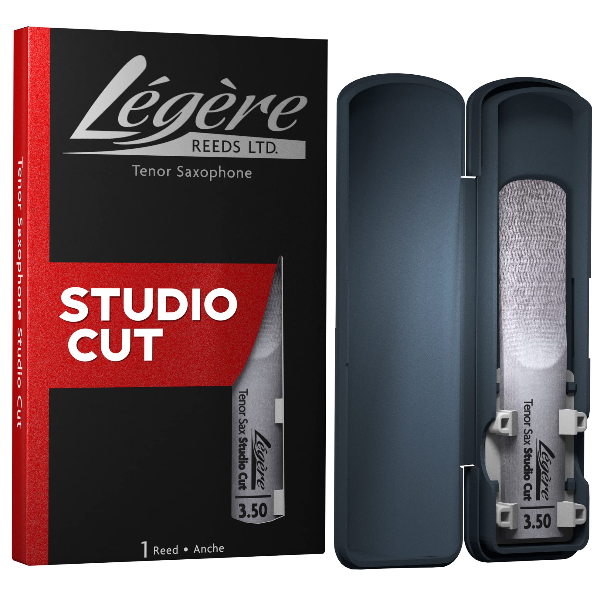 L  Gre Reeds   Tenor Saxophone Reed, Studio Cut, Strength 3.50 (Tss3.50)   Premium Synthetic Woodwind Reed