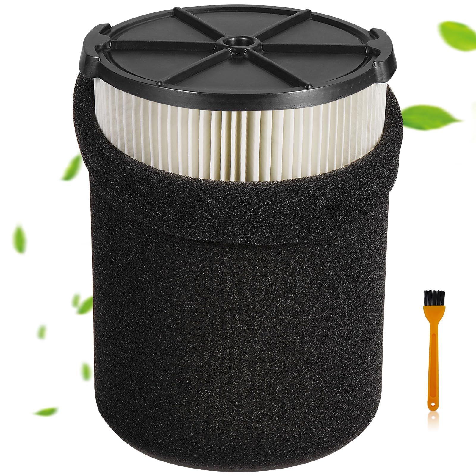 Lvjusen Vf4000 Filter Replacement For Ridgid Shop Vac Filters/ 5 20 Gallon Ridgid Vacuum Filter / 6 9 Gallon Husky Vacuum, With