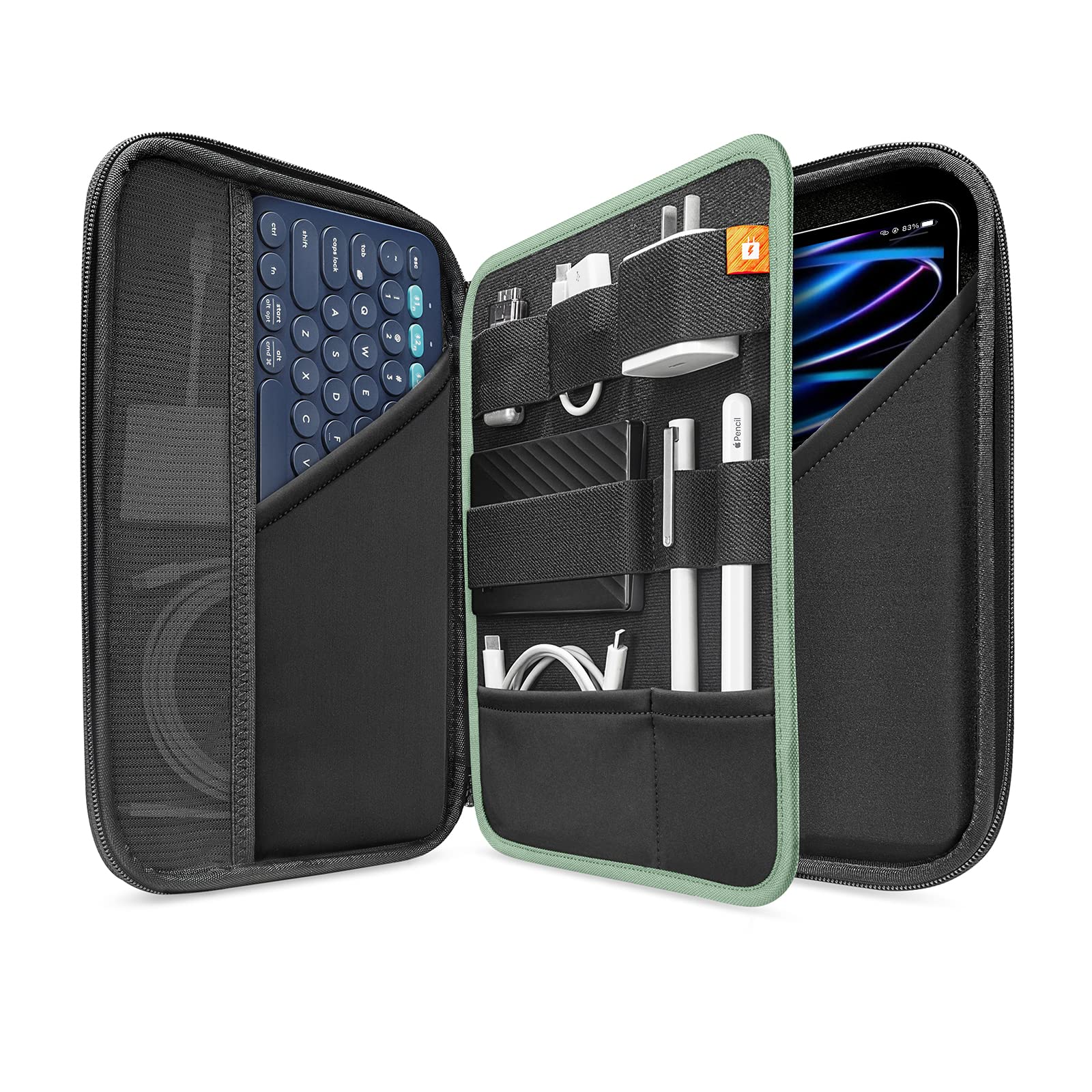 Tomtoc Portfolio Case For 11 Inch Ipad Pro M4 & Ipad Air M2 2024, Ipad Pro M2&M1, 10.9 In Ipad Air 5, 10.9 In Ipad 10, Carrying