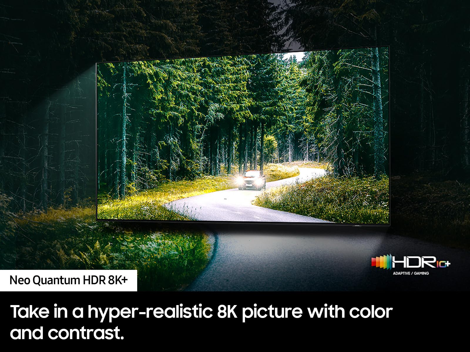 Samsung 65-Inch Class Qled 8K Qn800D Series Mini Led, Neo Quantum Hdr Smart Tv W/Dolby Atmos, Object Tracking Sound+, Ai Motion