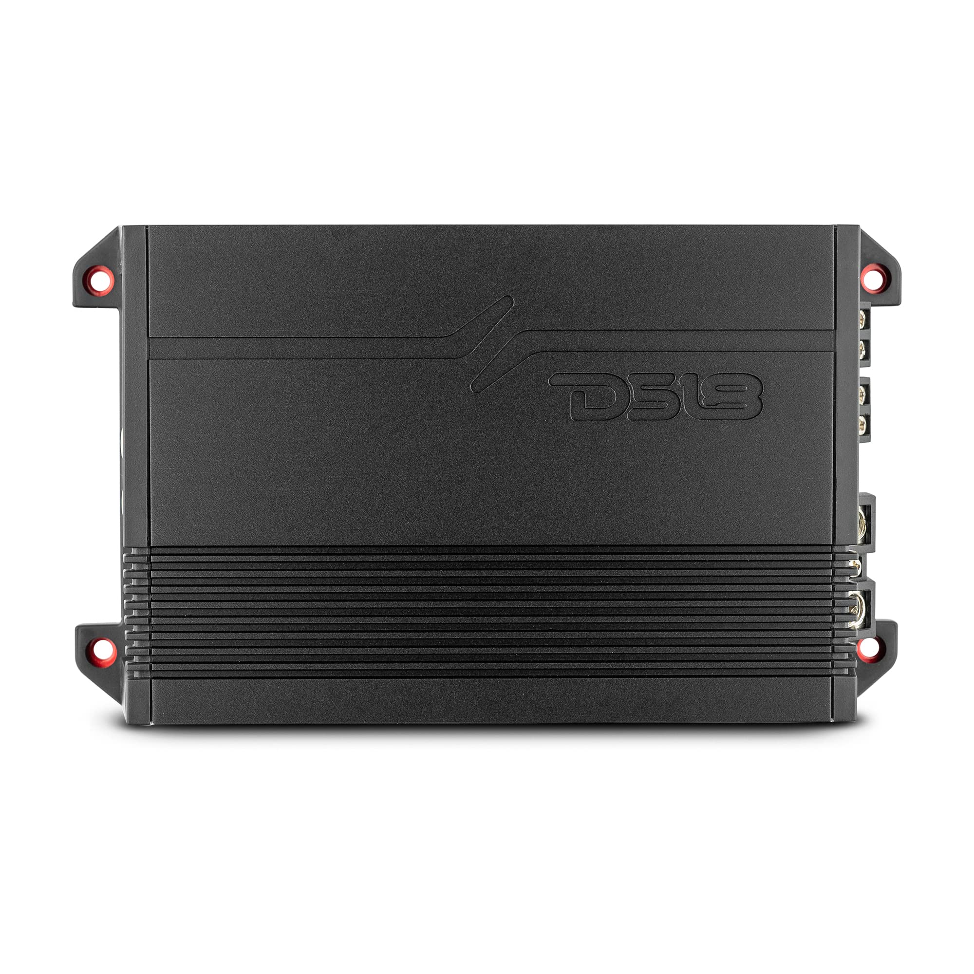 DS18 G1000.4D Car Amplifier GENX FullRange Class D 4Channel 1000 Watts Max Power 2/4 Ohm Stable, Bridgeable, High/Low Pass Fi
