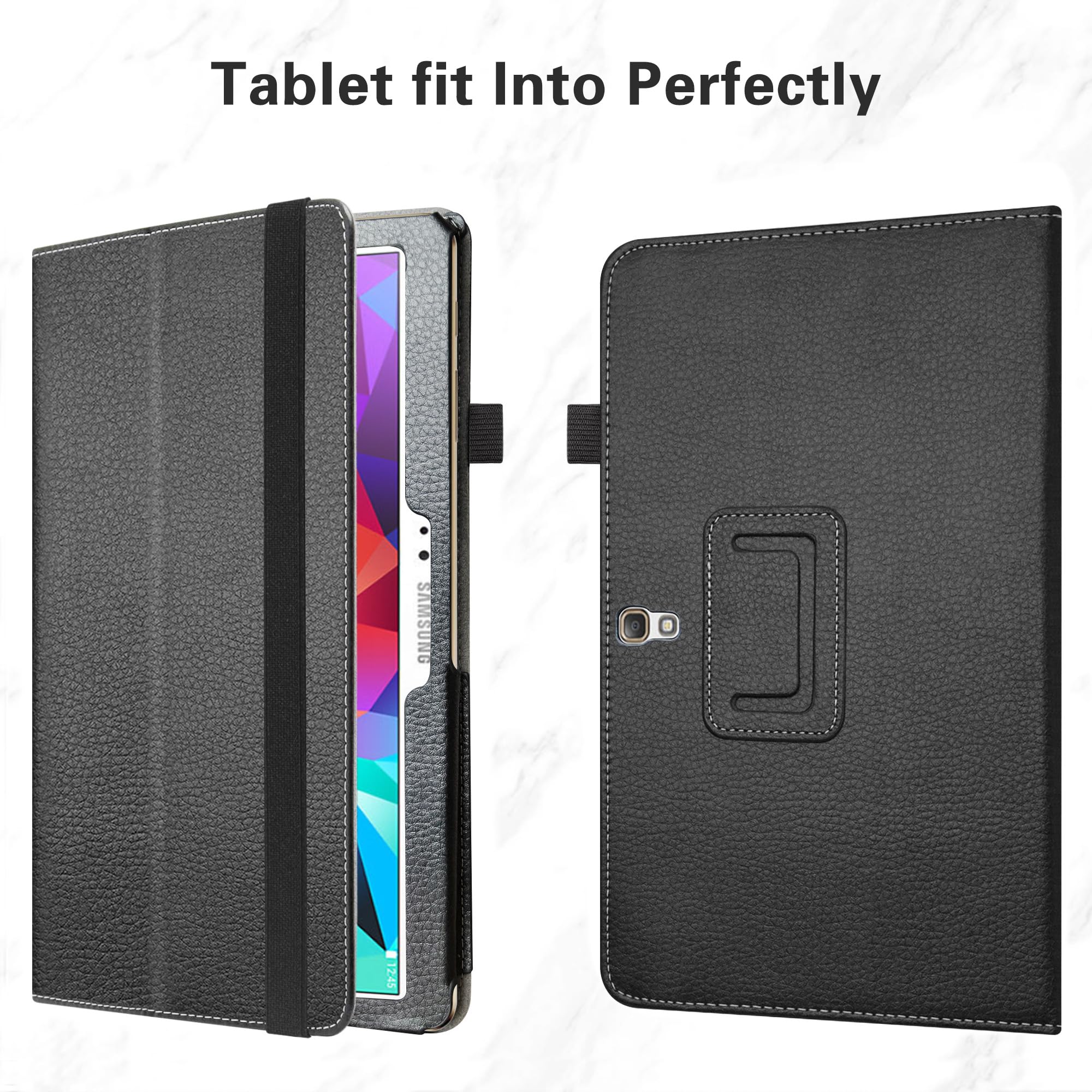 Samsung Tab S 10.5 T800 Case,Bige Pu Leather Folio 2-Folding Stand Cover For 10.5 Samsung Galaxy Tab S 10.5 Sm-T800 Sm-T801 Sm-T