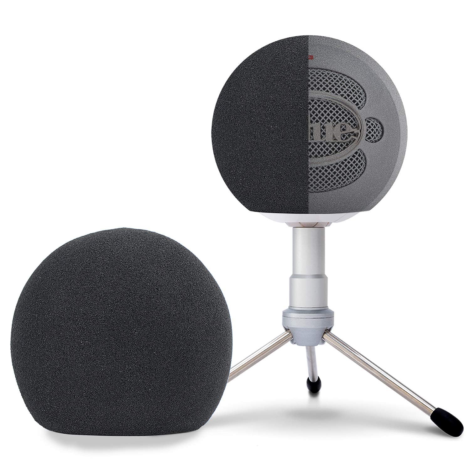 Pop Filter For Blue Snowball   Professional Snowball Ice Mic Foam Wind Cover Windshield Pop Filter For Recordings, Broadcasting,