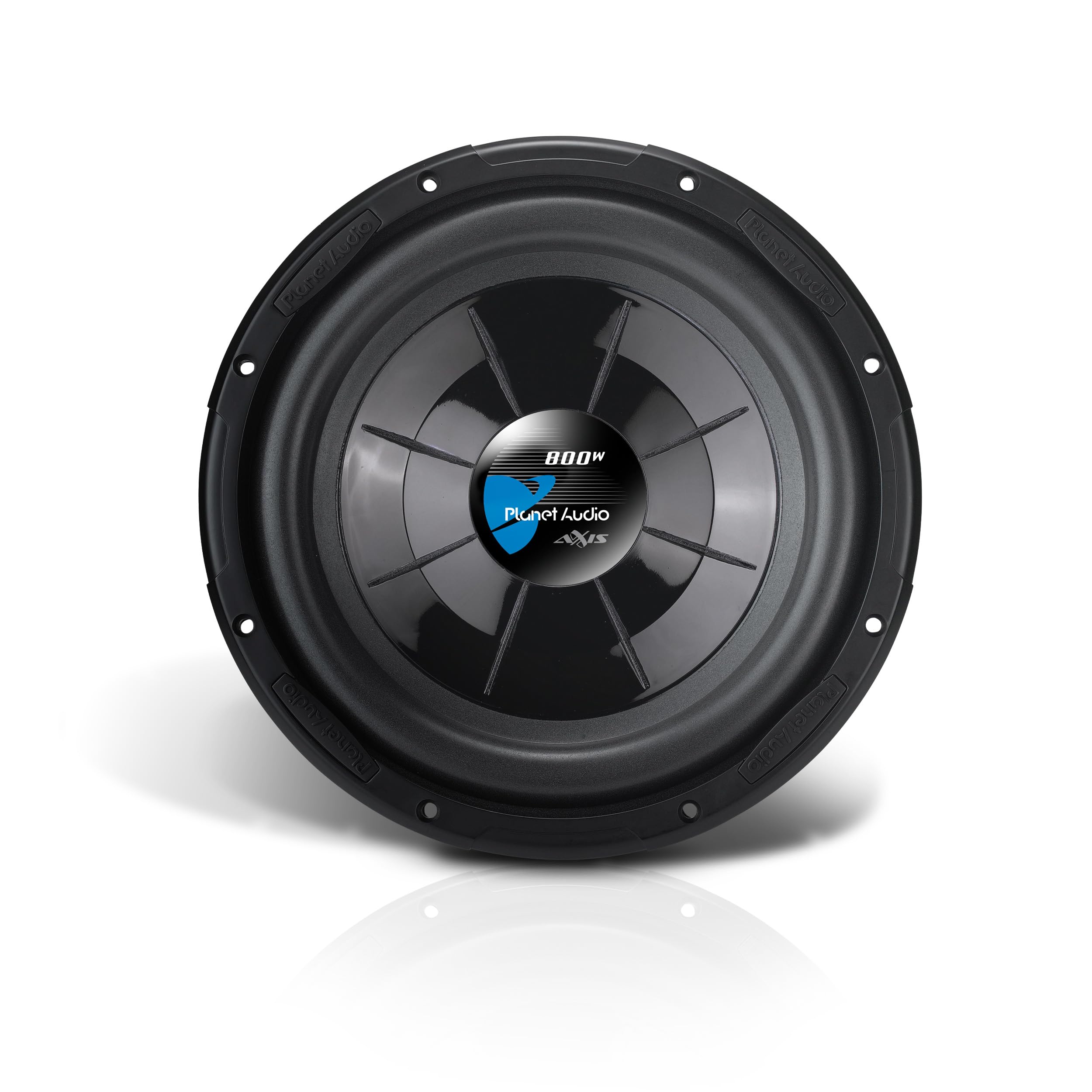 Planet Audio 10 Inch Car Subwoofer PX10 Axis Series 800 Watts Max Single 4 Ohm Voice Coil Rubber