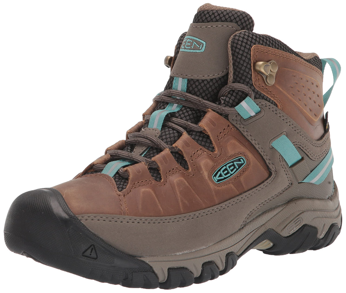 Keen Womens Targhee 3 Mid Height Waterproof Hiking Boots, Toasted Coconutporcelain, 95