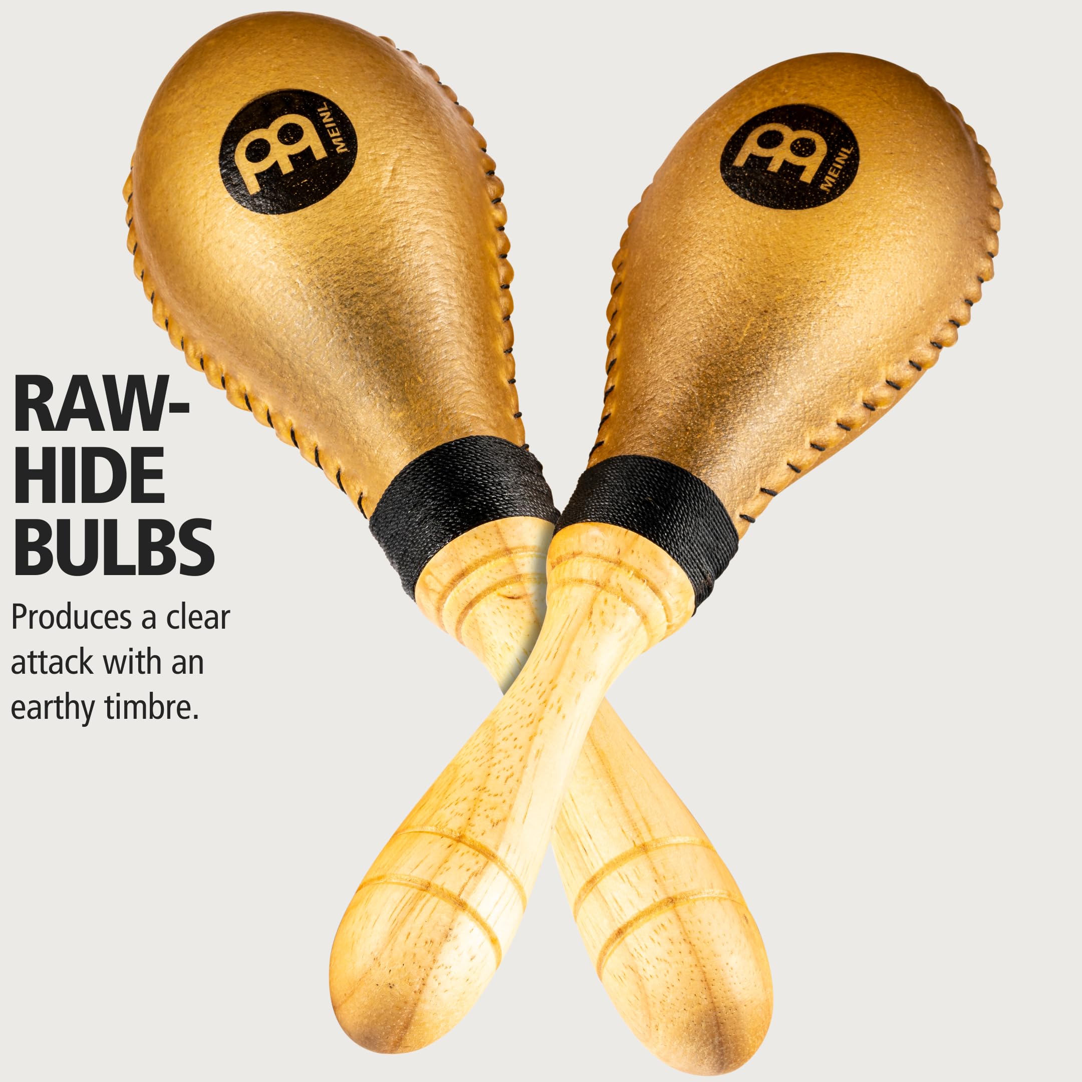 Meinl Percussion Msm3 Natural Rawhide Maracas