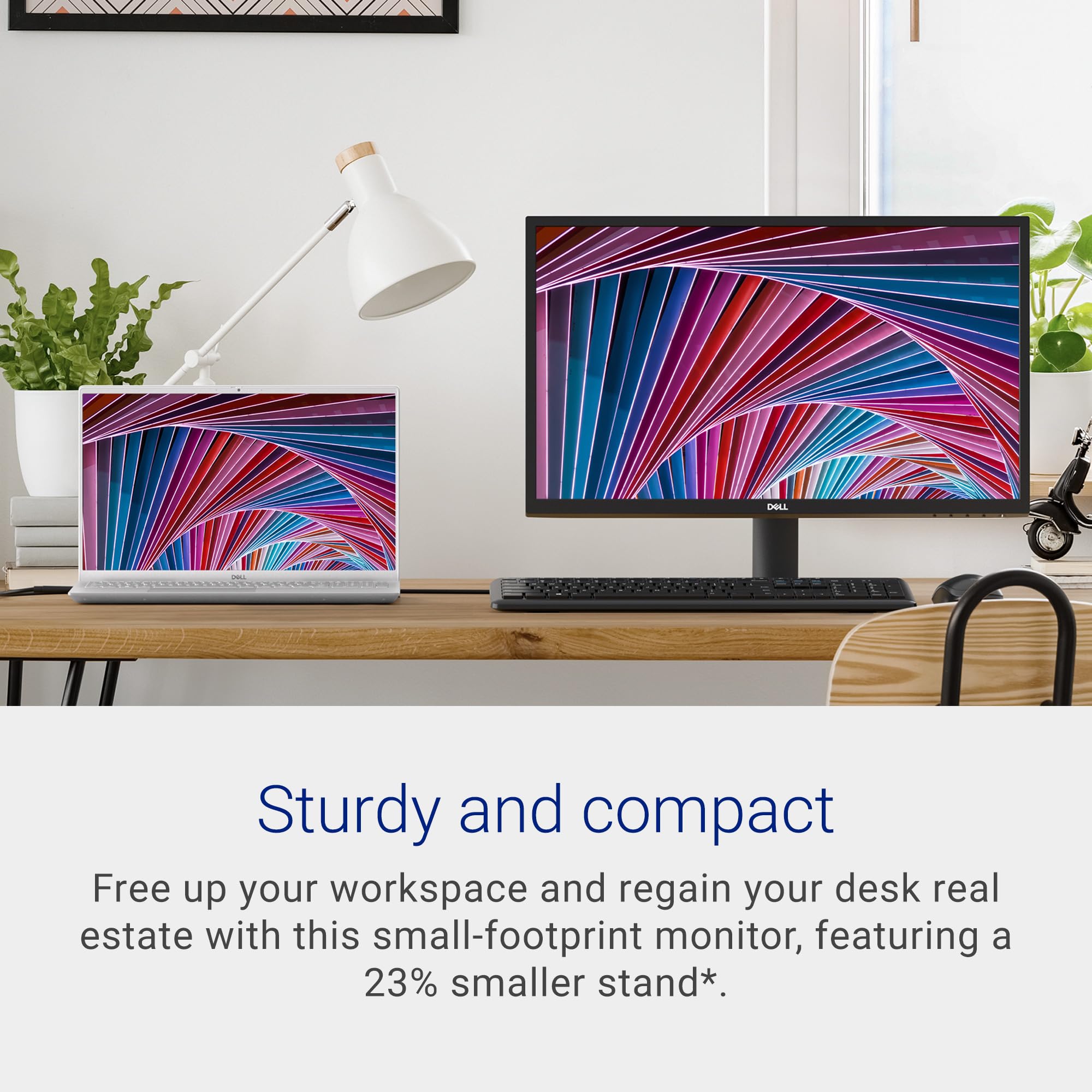 Dell SE2422HX Monitor   24 inch FHD (1920 x 1080) 16:9 Ratio with Comfortview (TUV Certified), 75Hz Refresh Rate, 16.7 Million Colors, Anti Glare Screen with 3H Hardness, AMD FreeSync  Black