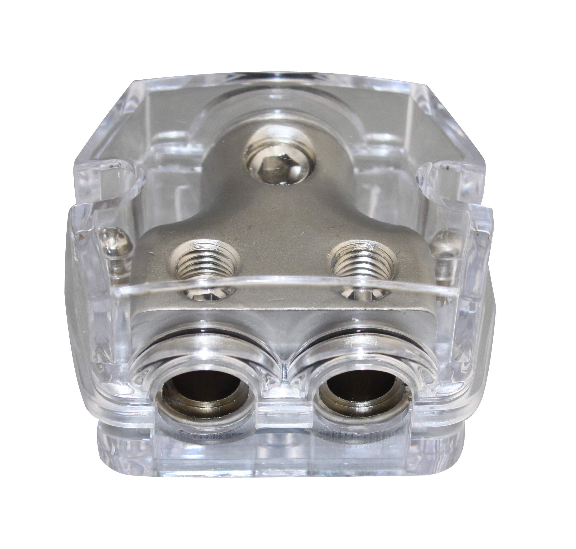 1X0 Gauge In 2X0 Gauge Out Car Power/Ground Distribution Block Black Pd 05C 0Ga