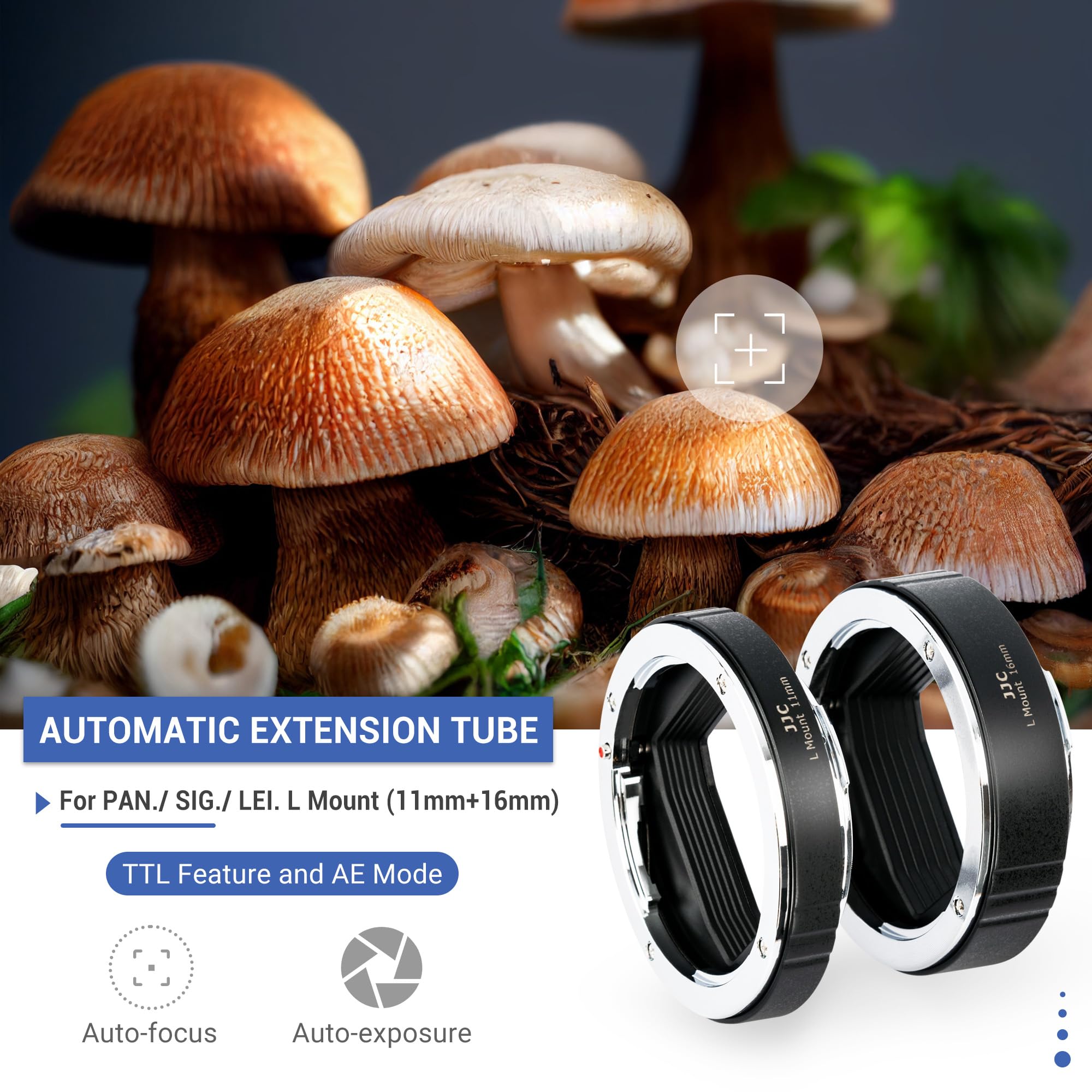 Jjc L Mount Auto Focus Macro Extension Tube Ring Set For Panasonic Lumix Dc S9 Dc S5Ii S5 Iix S5 Bs1H S1H S1R S1 Sigma Fp L Fpl