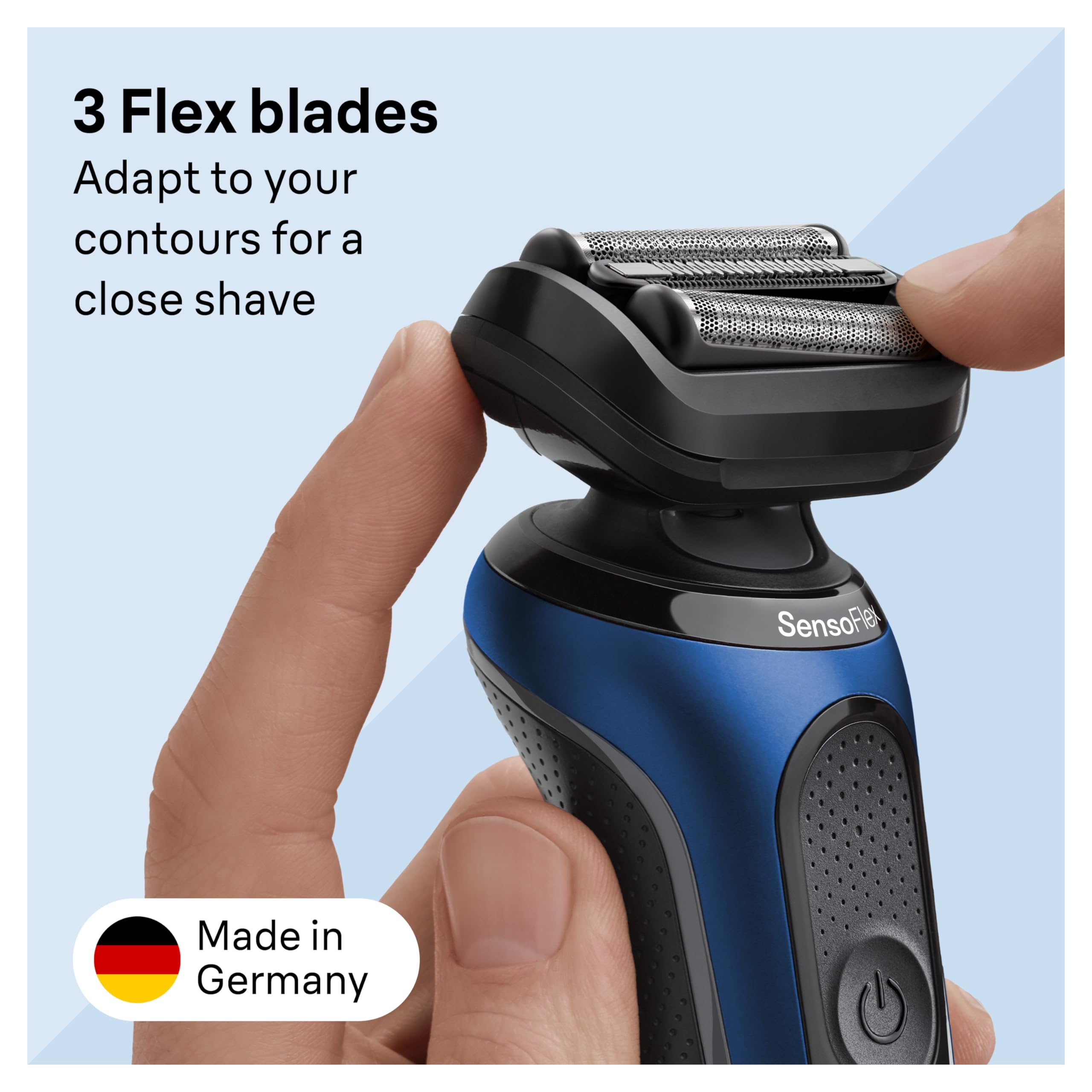 Braun Series 6 Electric Shaver Replacement Head With Sensitive Skinguard, Easily Attach Your Shaver Head, Compatible With New Ge