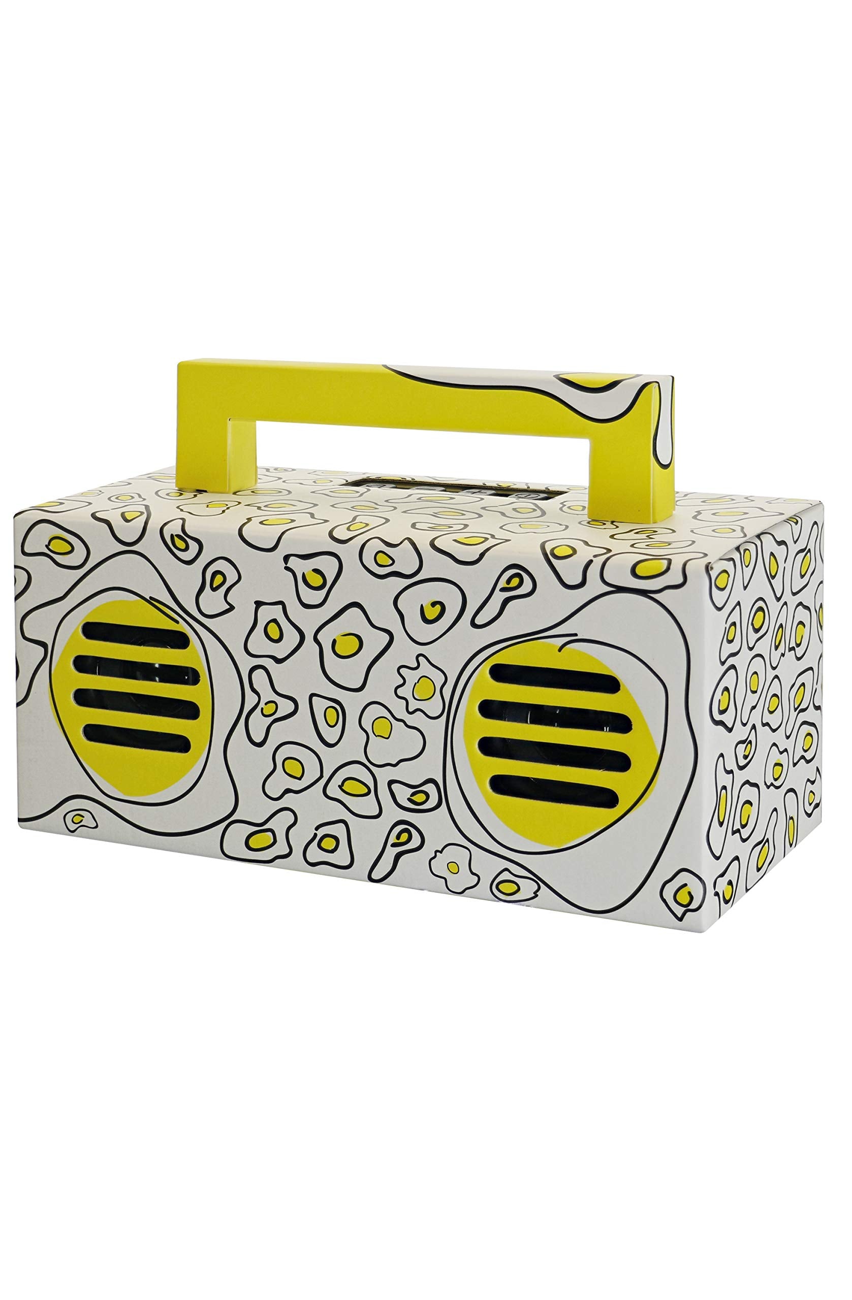 Qfx Bt 41 Egg Yolk Bluetooth Streaming Tws Ready Lightshow Speaker (Yellow)