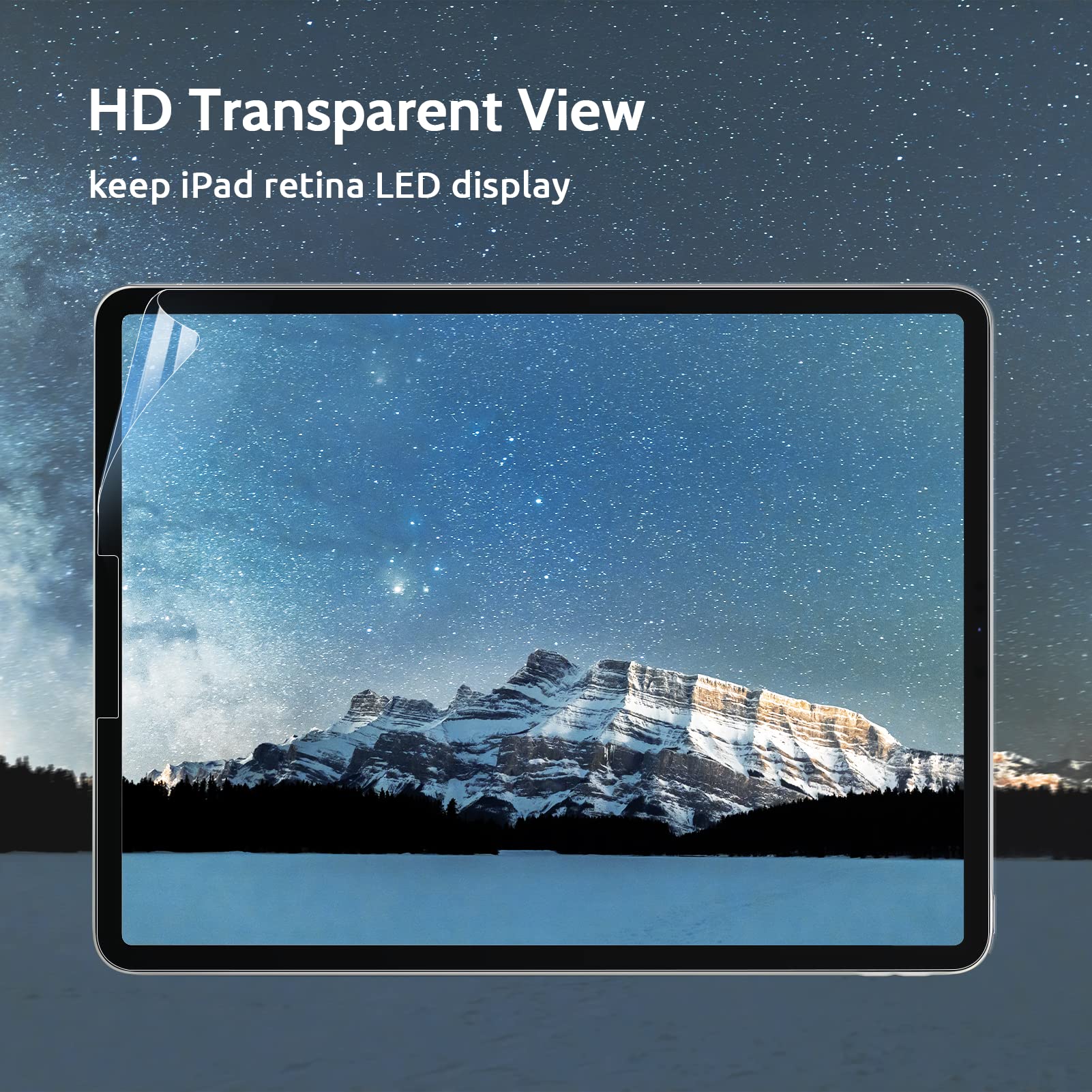 2Pack Anti Blue Light Screen Protector Compatible With Ipad Pro 12.9 Inch 2022/2021/2020/2018 (6Th/5Th/4Th/3Rd Generation), Hd C