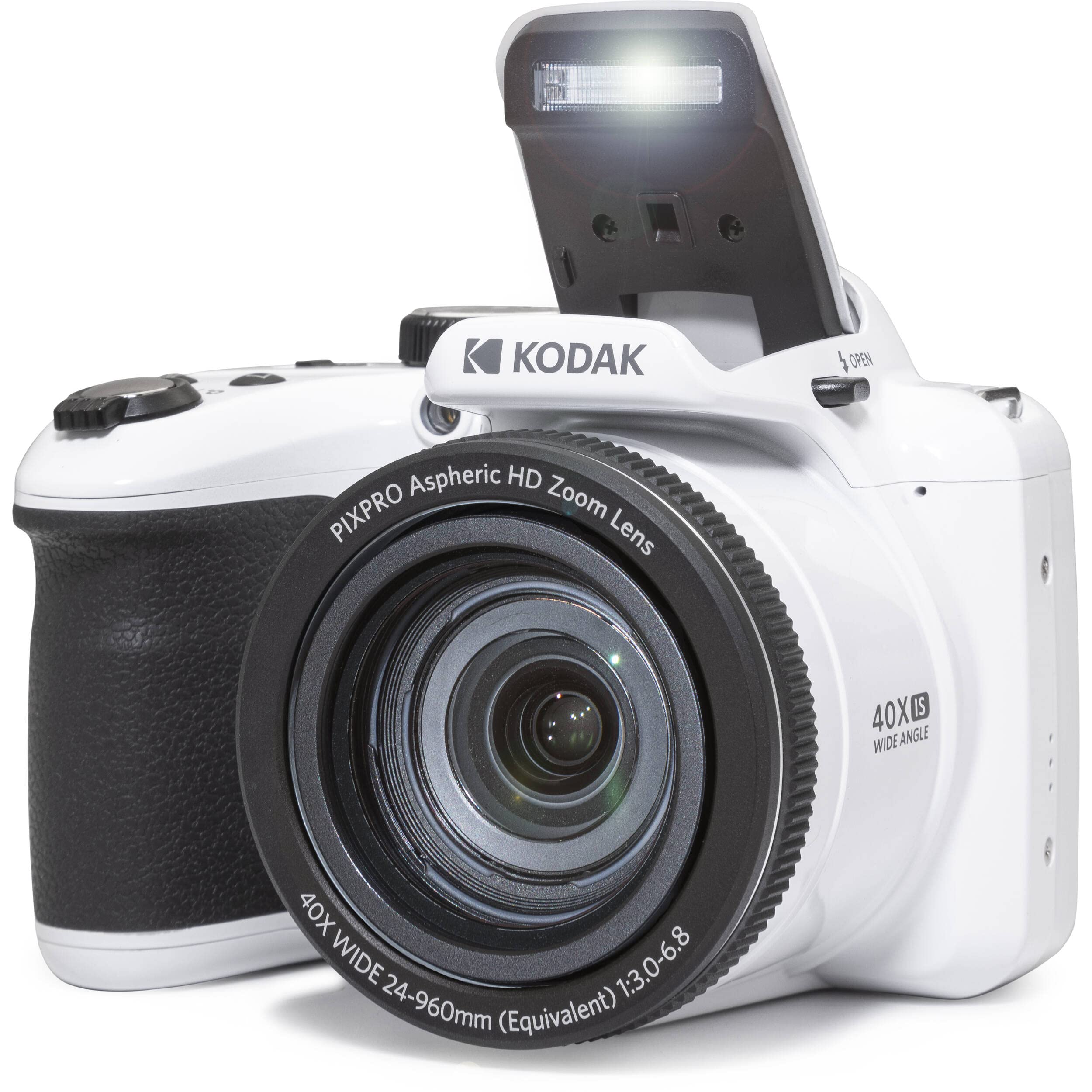 Kodak Pixpro Az405 Digital Camera (White), 16Gb Memory Card, Camera Case, Accessories   Ultimate Bundle