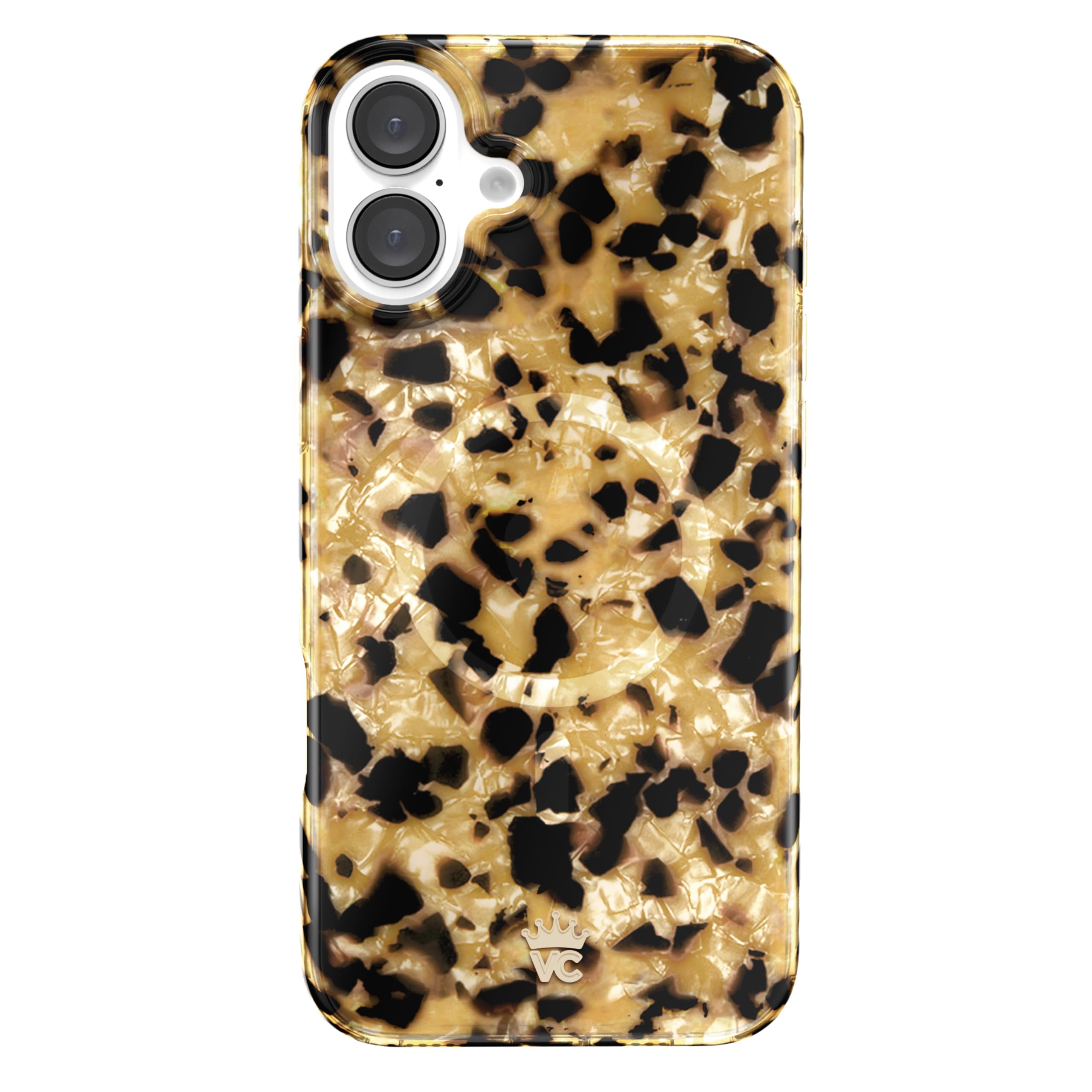 Velvet Caviar Tortoise Shell Phone Case For Iphone 16 Plus [8Ft Drop Tested] Compatible With Magsafe   Protective Luxury Designe