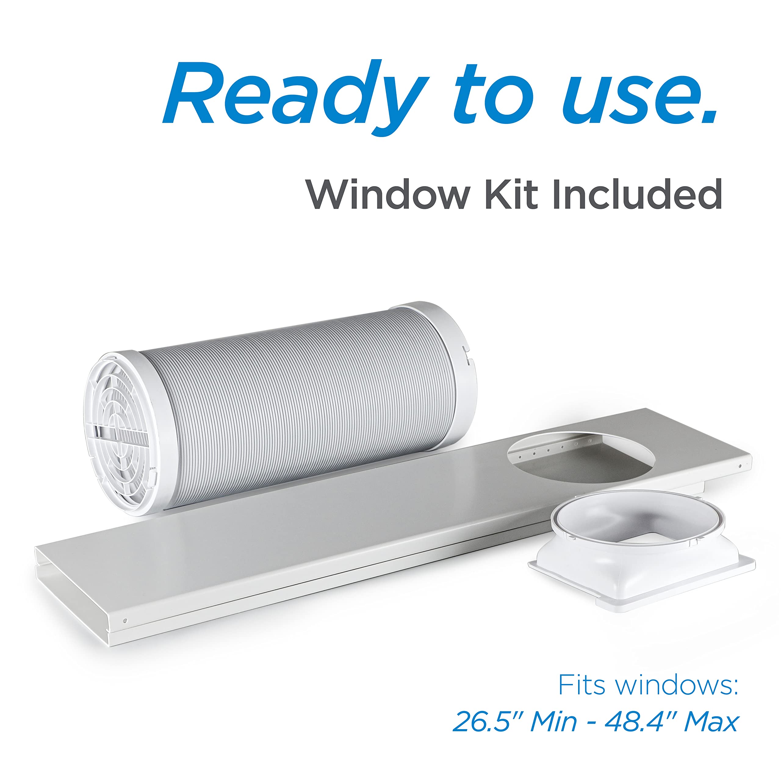 Black+Decker Air Conditioner, 14,000 Btu Air Conditioner Portable For Room And Heater Up To 700 Sq. Ft. With Remote Control, Whi