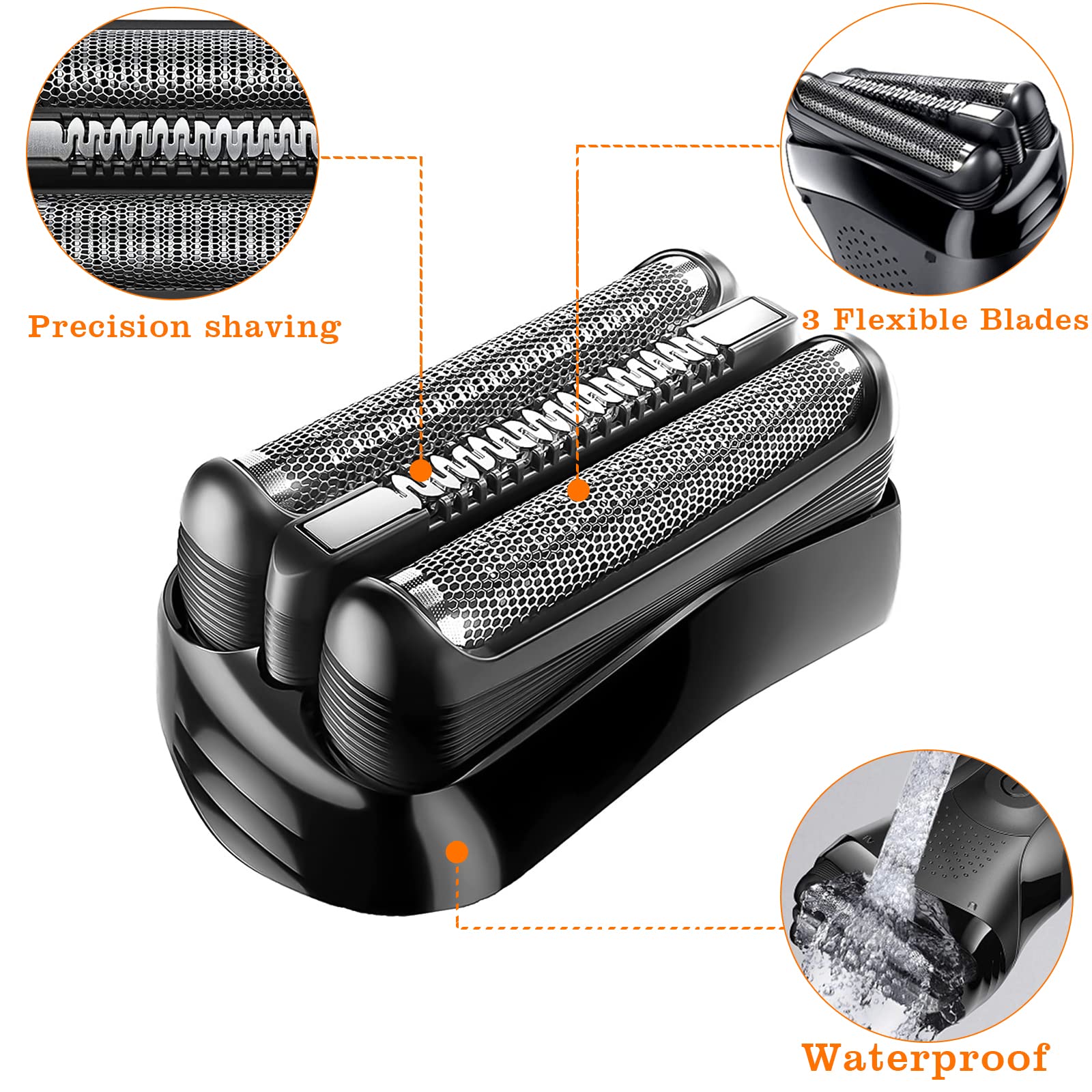 Braun Series 3 Replacement Head, Braun Shaver Head Shaver Braun Series 3 Replacement Foil And Cutter   Braun Shavers For Men (21