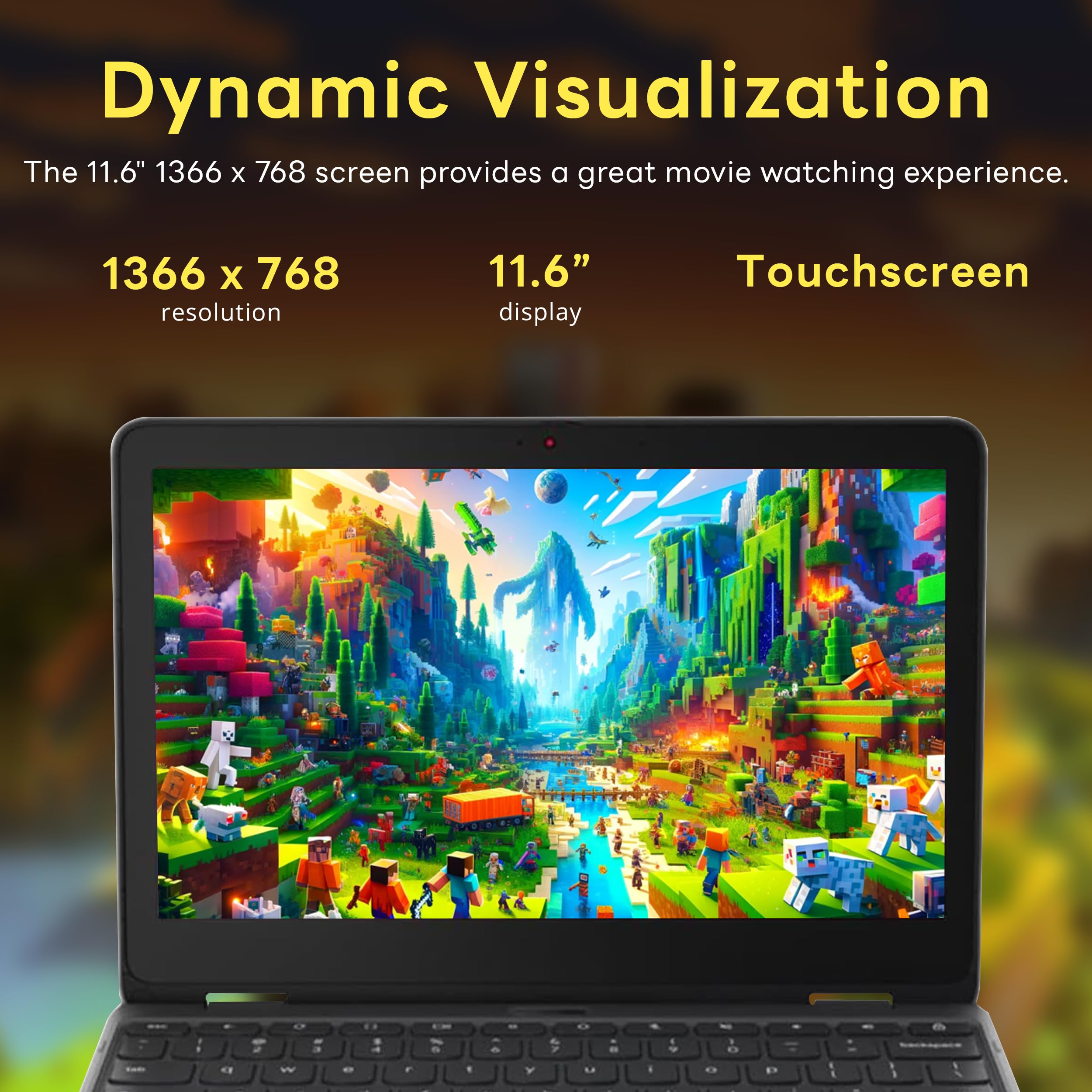 Lenovo 300E G4 11.6'' 2 In 1 Touchscreen Chromebook, Mediatek Mt8186 Processor, 4Gb Ram, 160Gb Storage (32Gb Emmc+128Gb Usb Card