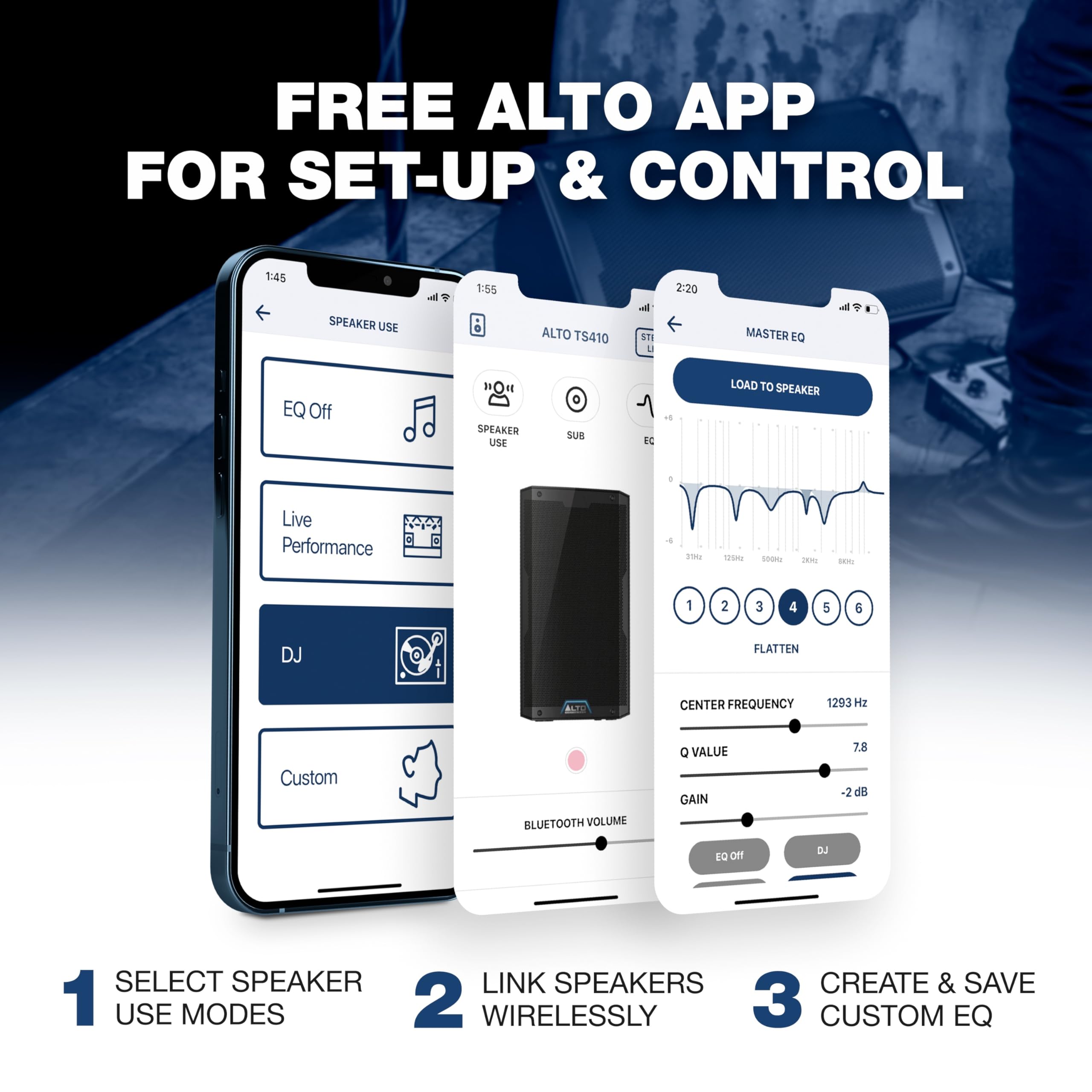 Alto Professional Ts410   2000W 10 Powered Pa Speaker With 3 Channel Mixer, Bluetooth Streaming, Wireless Loudspeaker Linking, D