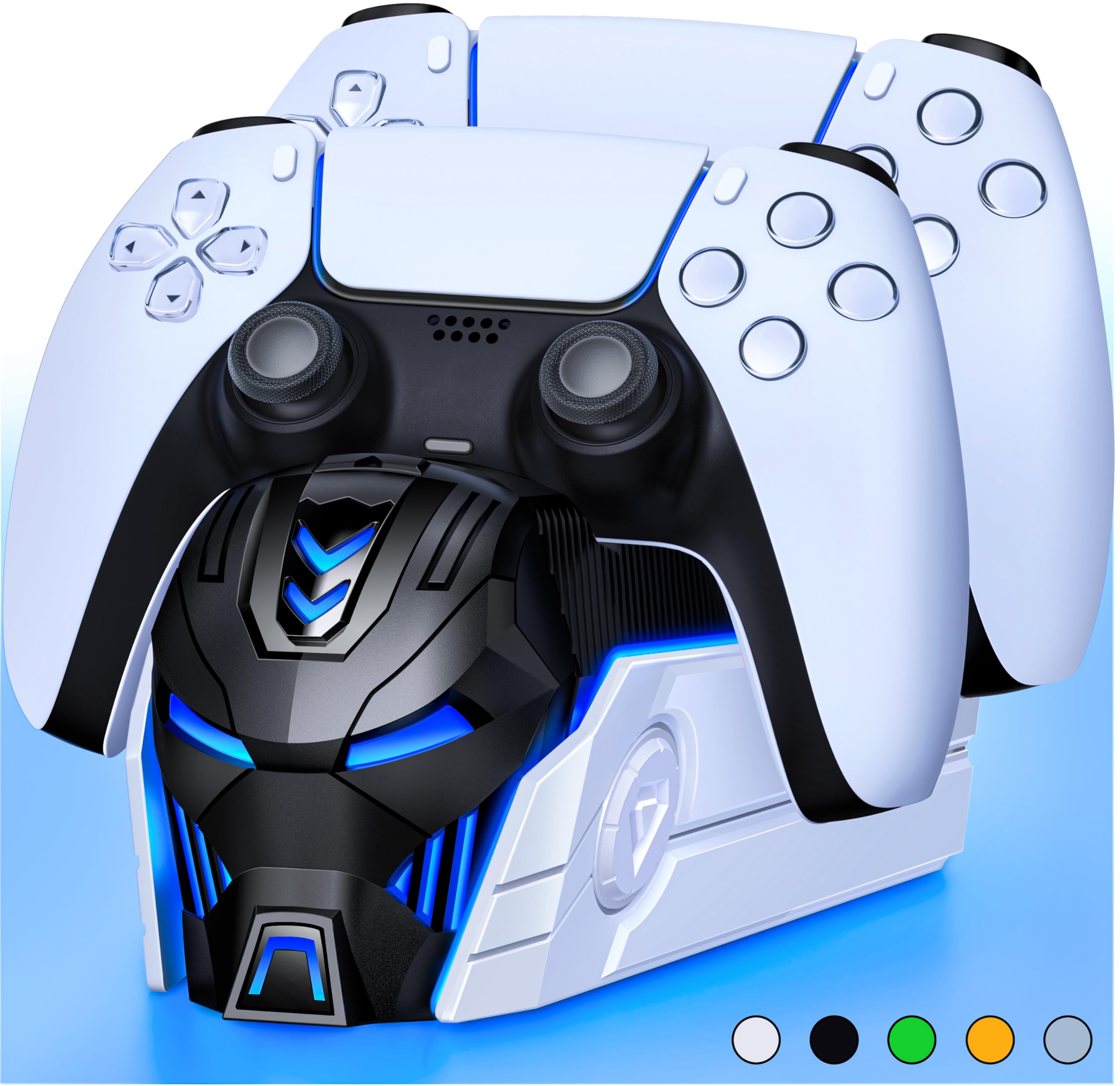 Ps5 Controller Charger Station For Playstation 5 Dualsense Controllers: Fast Ps5 Dual Controller Stand Charger Dockled Ps5 Cont