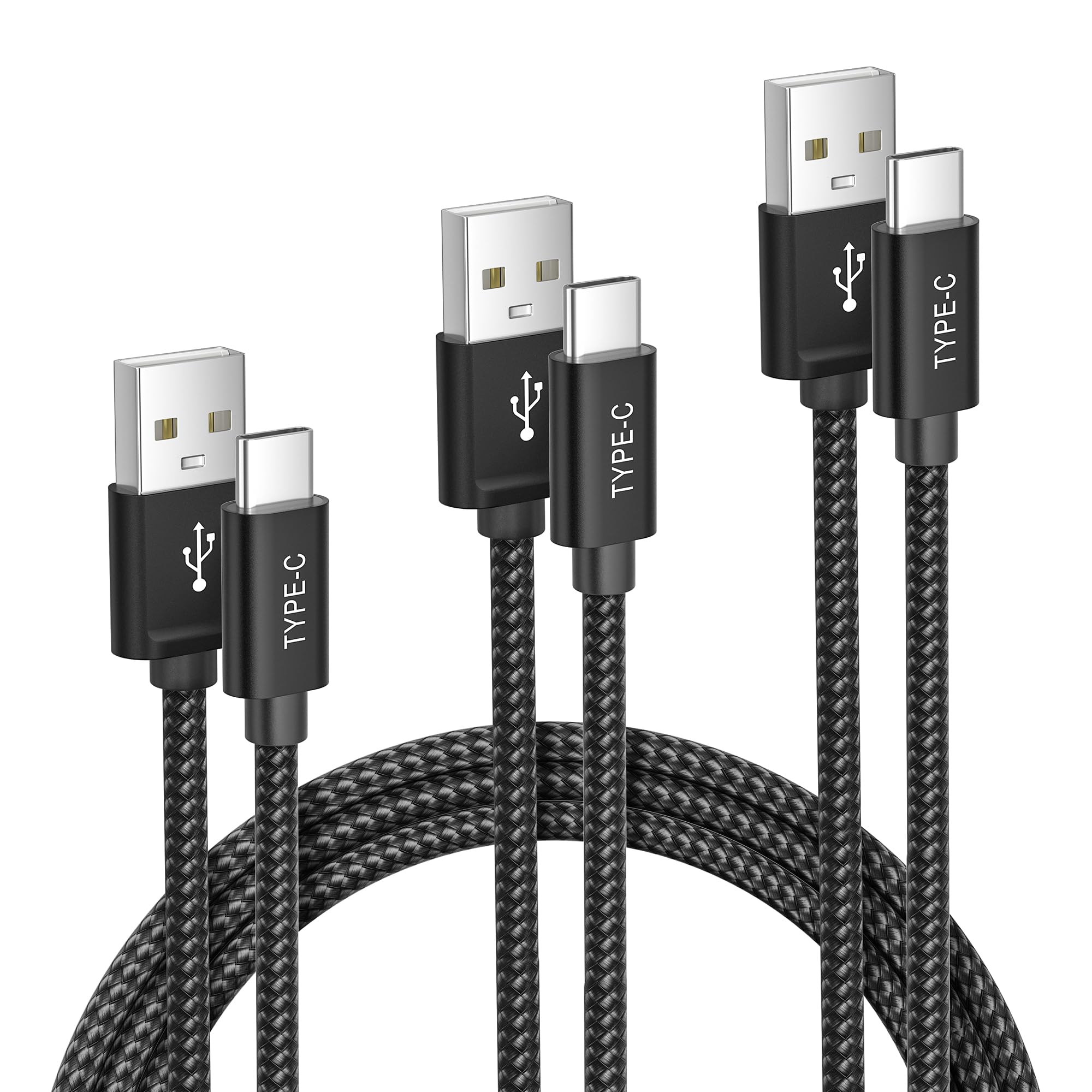 Elebase For Airpods 4 Usb C Charger Cable 3 Pack 1.5/3.3/6.6Ft,Type C Charging Cord For Apple Airpods 4Th Generation,Airpods Pro