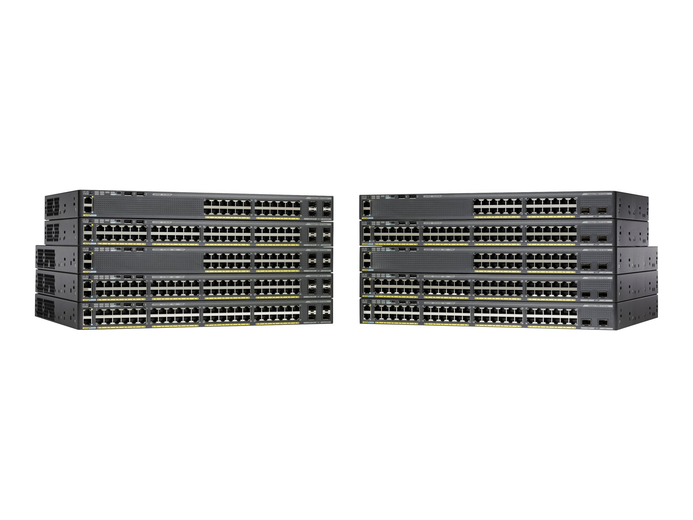 Cisco 2960-X Catalyst 2960X-48FPD-L Managed 48-Port Gigabit PoE Desktop Ethernet Switch