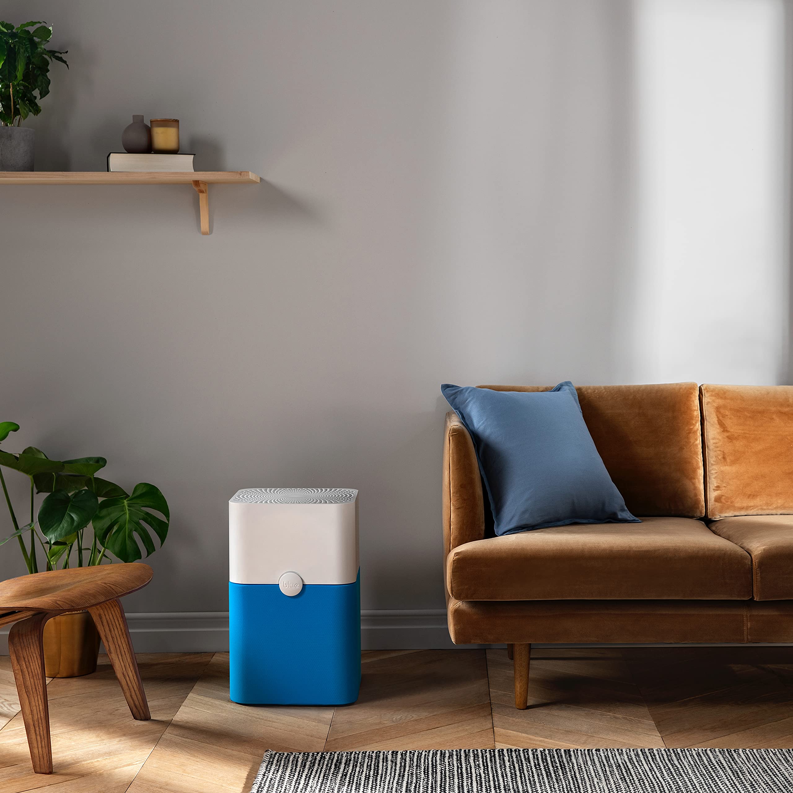 Blueair Blue Pure 211+ Light Blue Pre Filter, Washable Fabric Traps Pollen, Pet Hair & Dust, Diva Blue