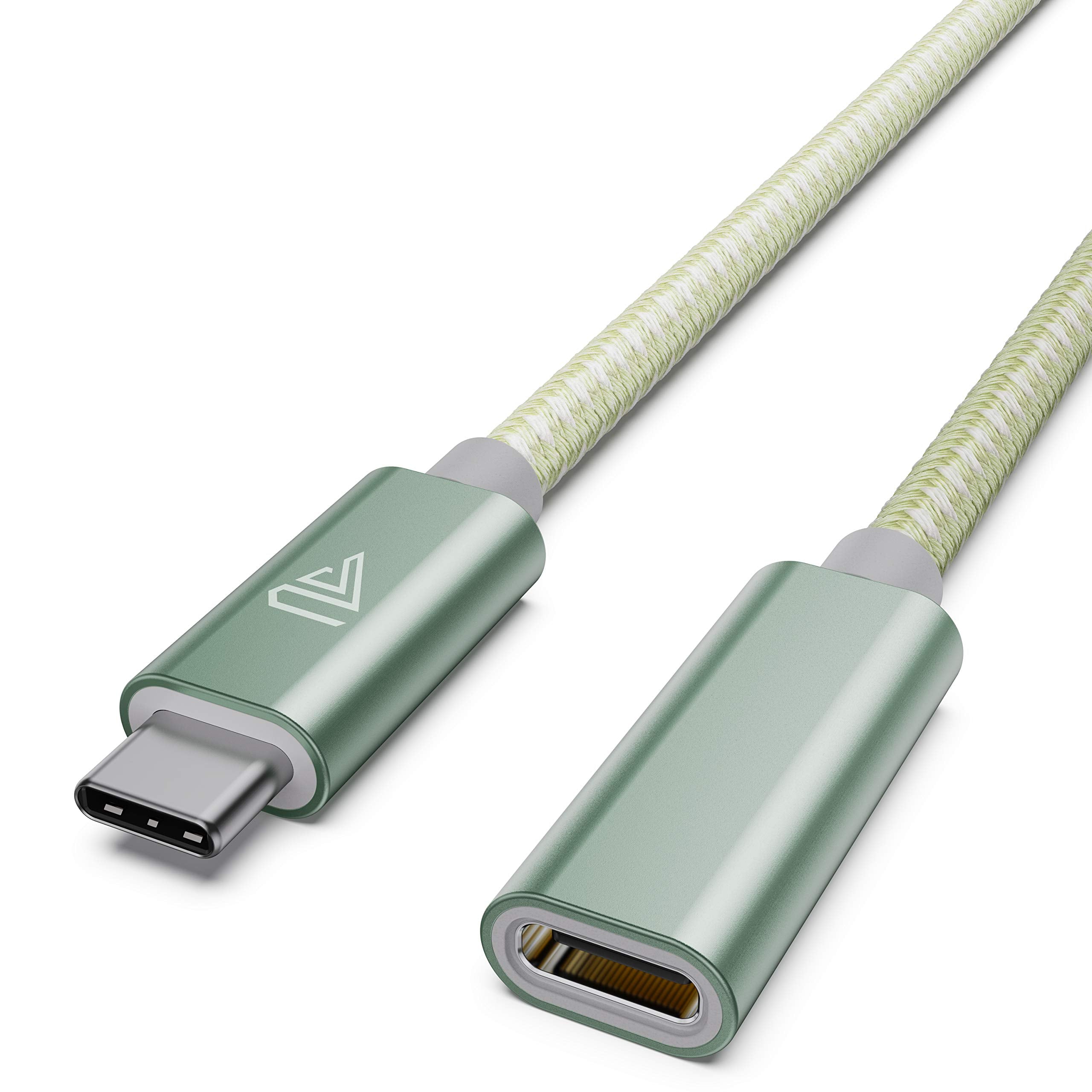 Faracent Usb Type C Extension Cable (3.3Ft/1M/10Gbps), Usb 3.2 Type C 3.1 Male To Female Extension Charging & Sync For Psvr2 Macbook Air M2 Pro/Ipad Mini, Ipad Pro Dell Xps Surface Book Green