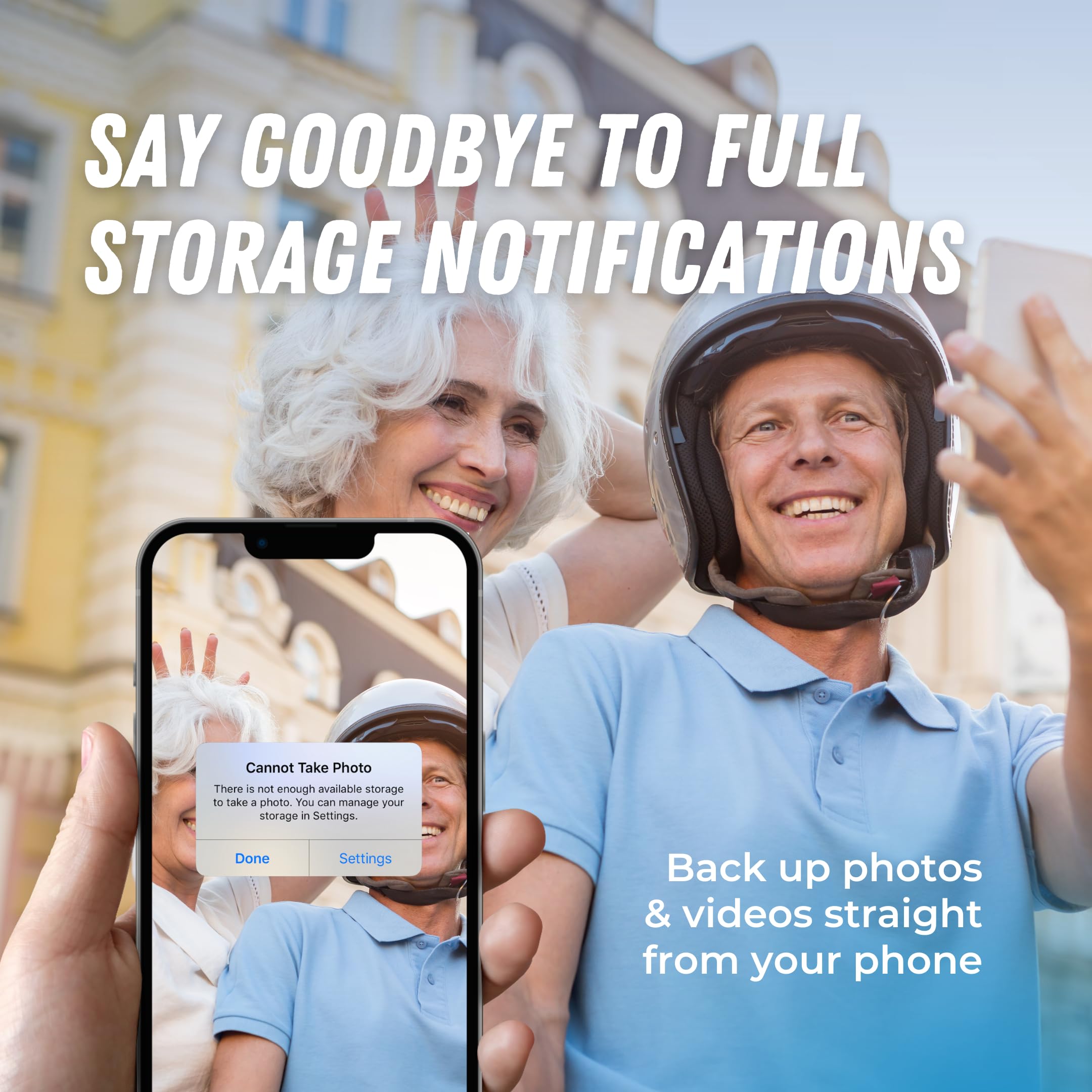 ThePhotoStick® Omni 128GB USB Flash Drive - Multiport Photo & Video Backup for iPhone, Android, Mac & PC