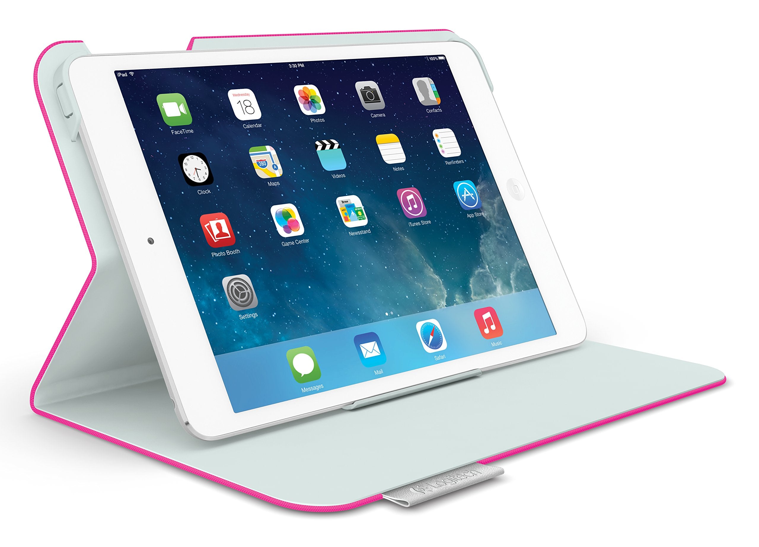 Logitech Folio Protective Case For Ipad Mini, Ipad Mini With Retina Display, Fantasy Pink