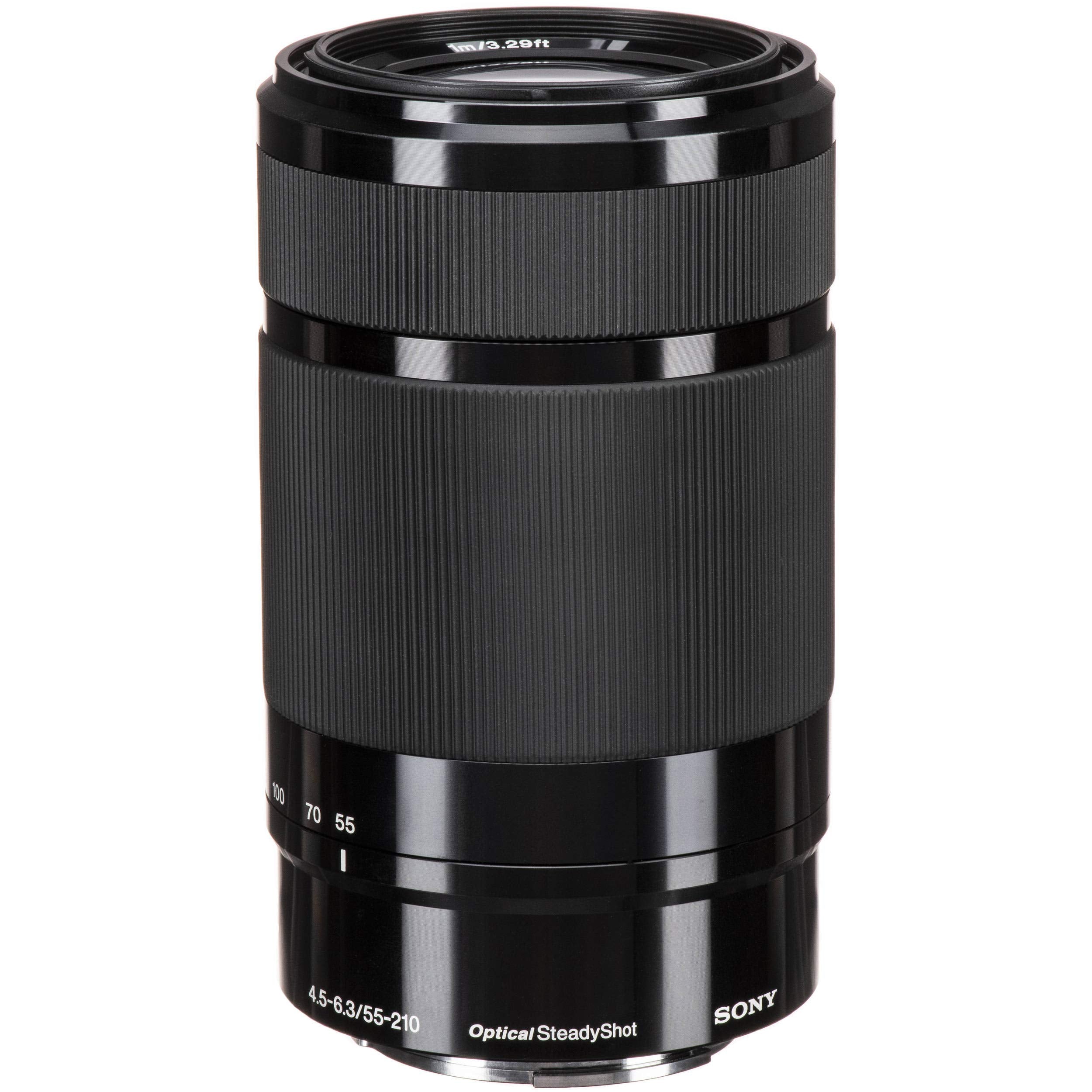 Sony E 55 210mm F4.5 6.3 Lens for Sony E Mount Cameras (Black)