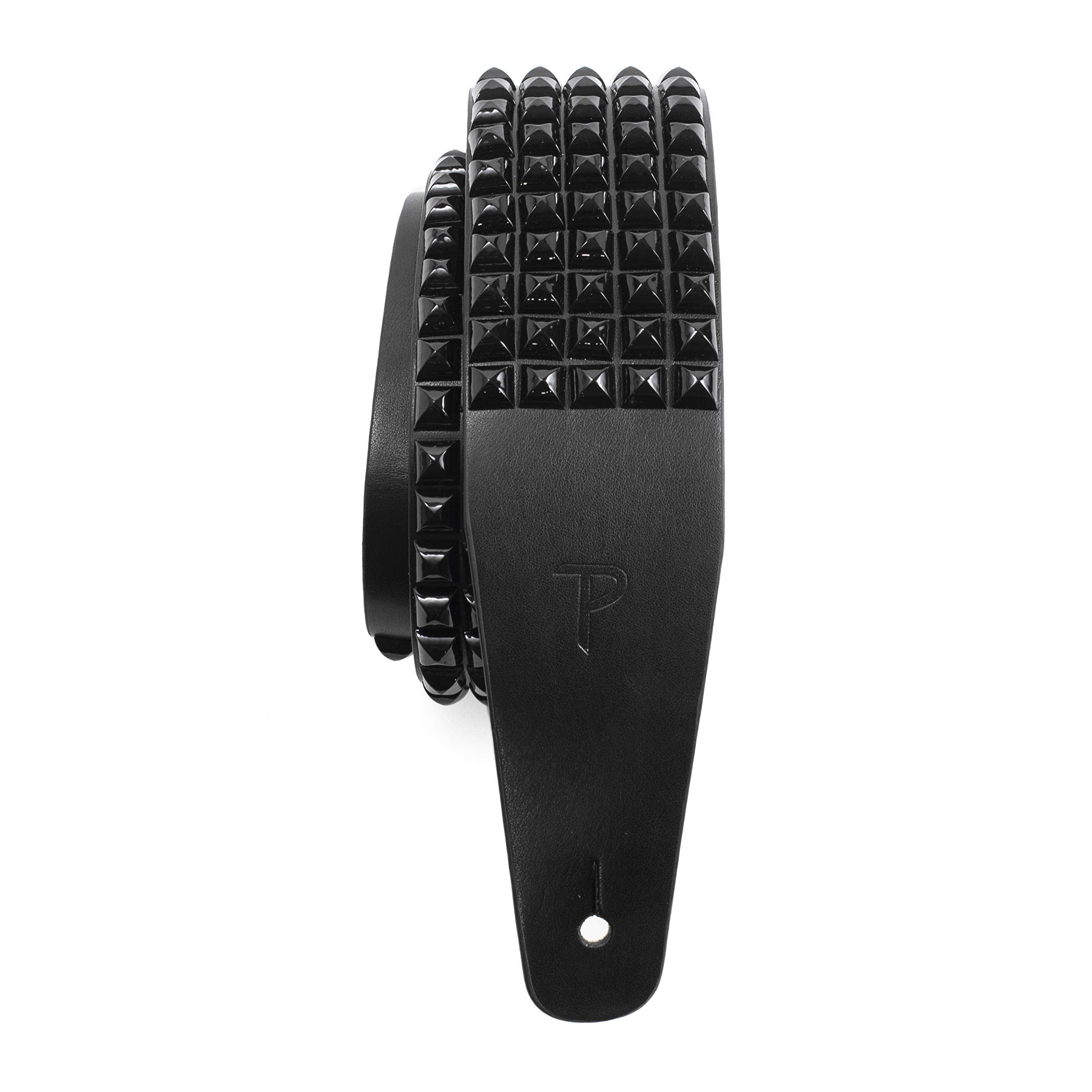 Perri'S Leathers Ltd.   Studded Leather Guitar Strap   Adjustable Guitar Strap From 41    To 56? For Electric, Acoustic, Bass Gu