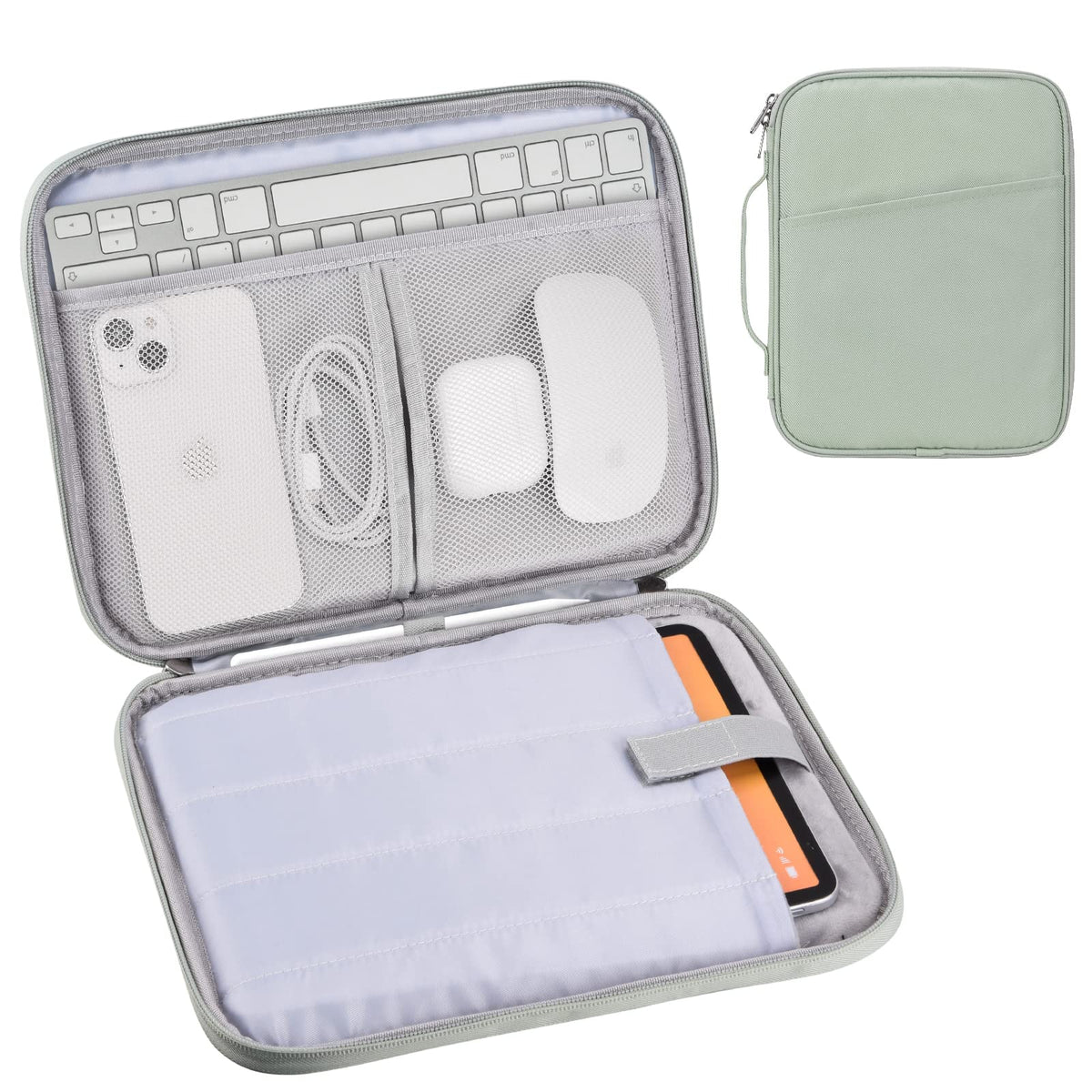 Ipad Pro 12.9 Sleeve Carrying Case, Padded Tablet Bag For Ipad Pro 13 In (M4), Ipad Air 13 In (M2), Surface Pro 9/8, 12.4    Gal