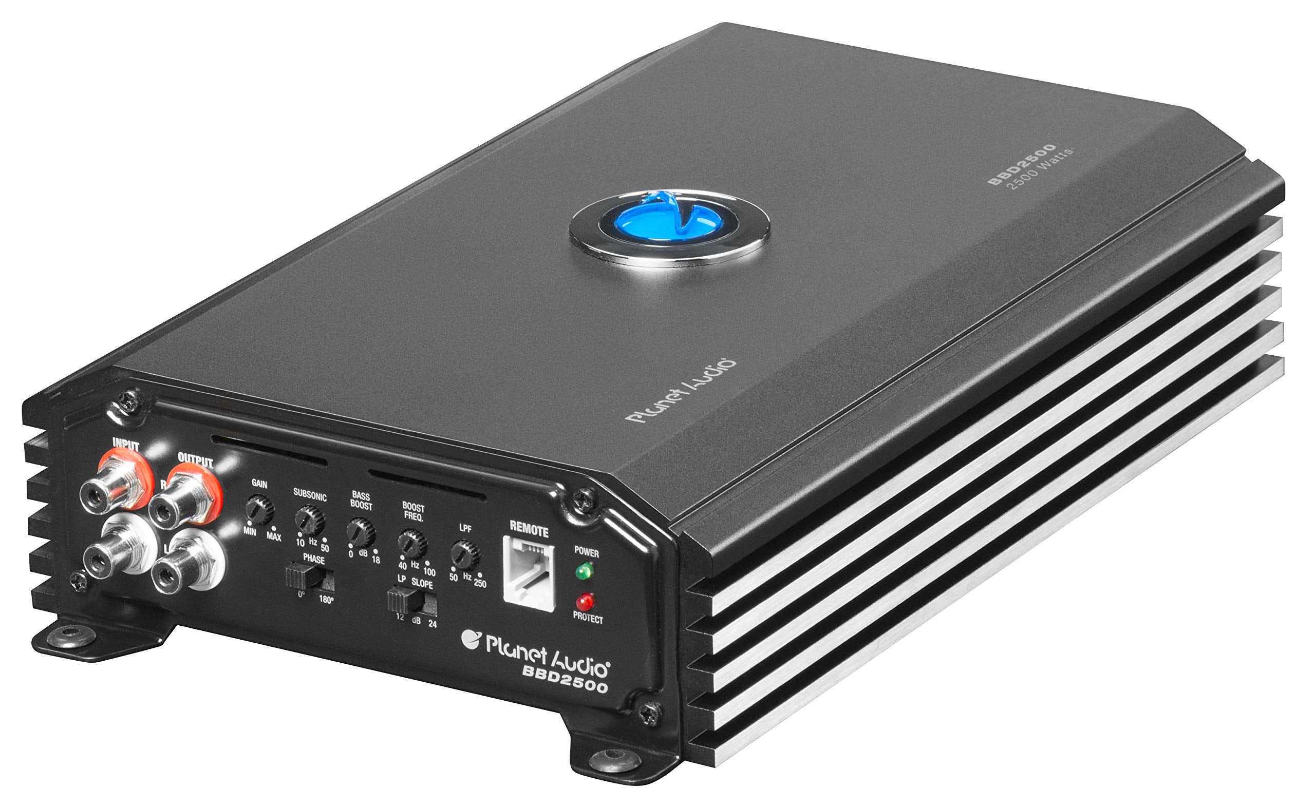 Planet Audio Bbd2500 Class D Car Amplifier - 2500 Watts, 1 Ohm Stable, Digital, Monoblock, Mosfet Power Supply