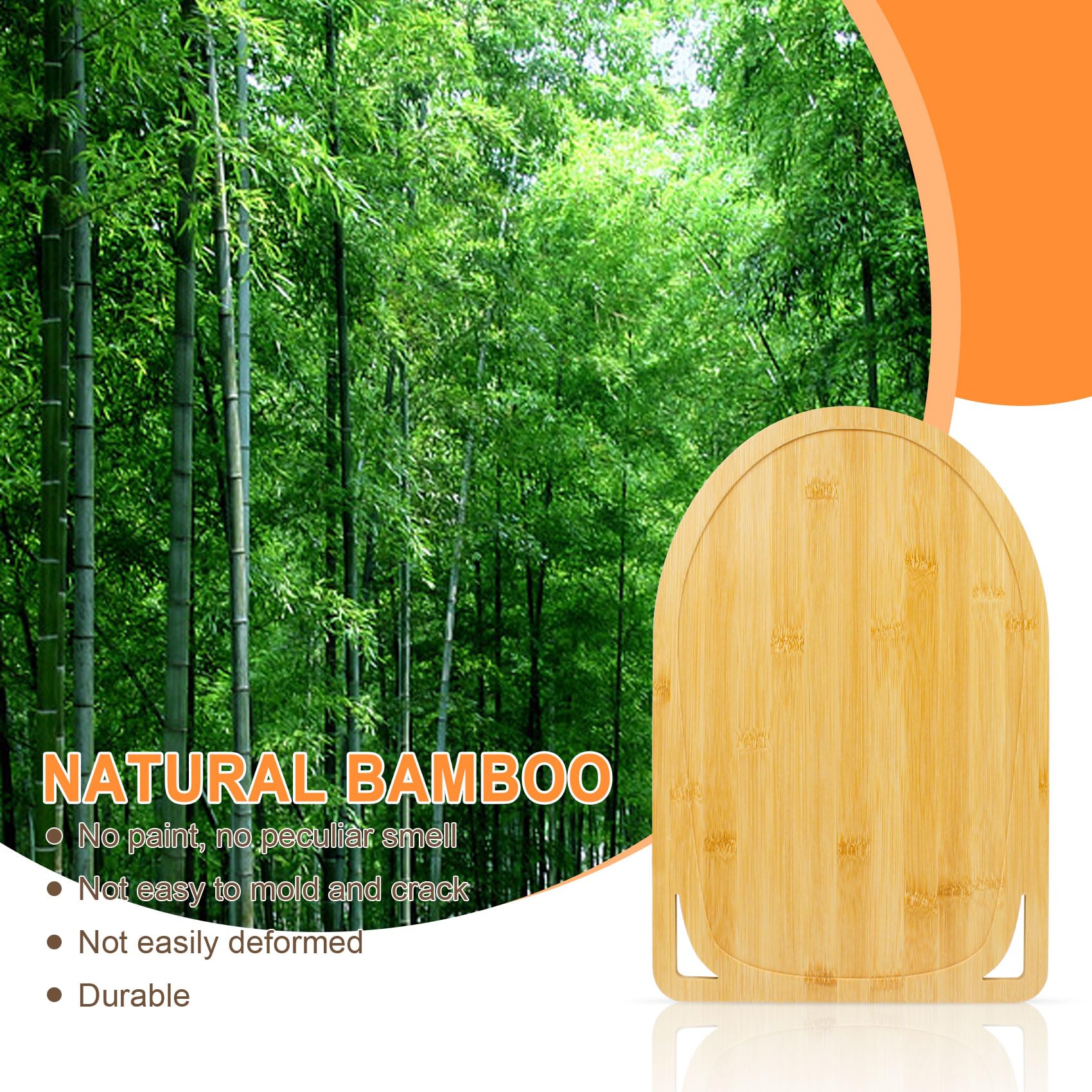 Bamboo Mixer Mat Slider Compatible With Tilt Head Kitchen Aid 4.5 5 Qt Stand Mixer   Kitchen Countertop Storage Mover Sliding Ca