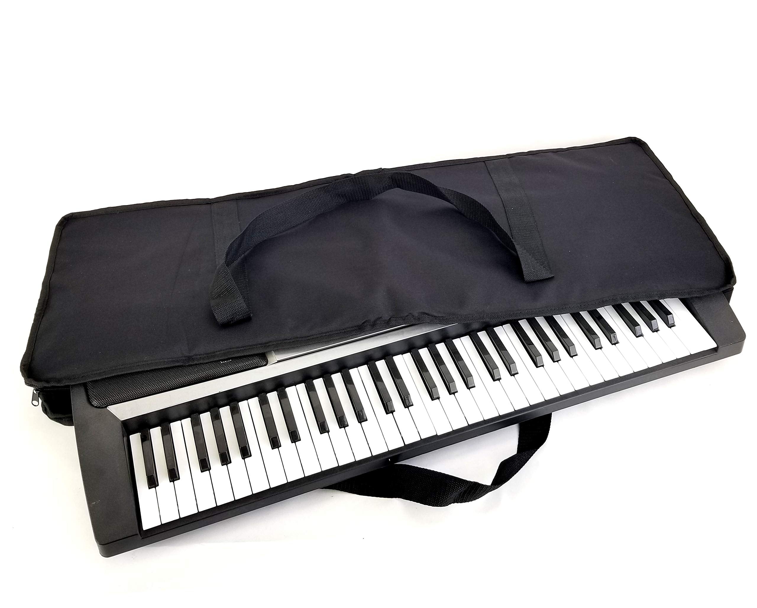 Edmbg 36'' Keyboard Gig Bags Padded Plush Case Storage Travel Strap & Pocket