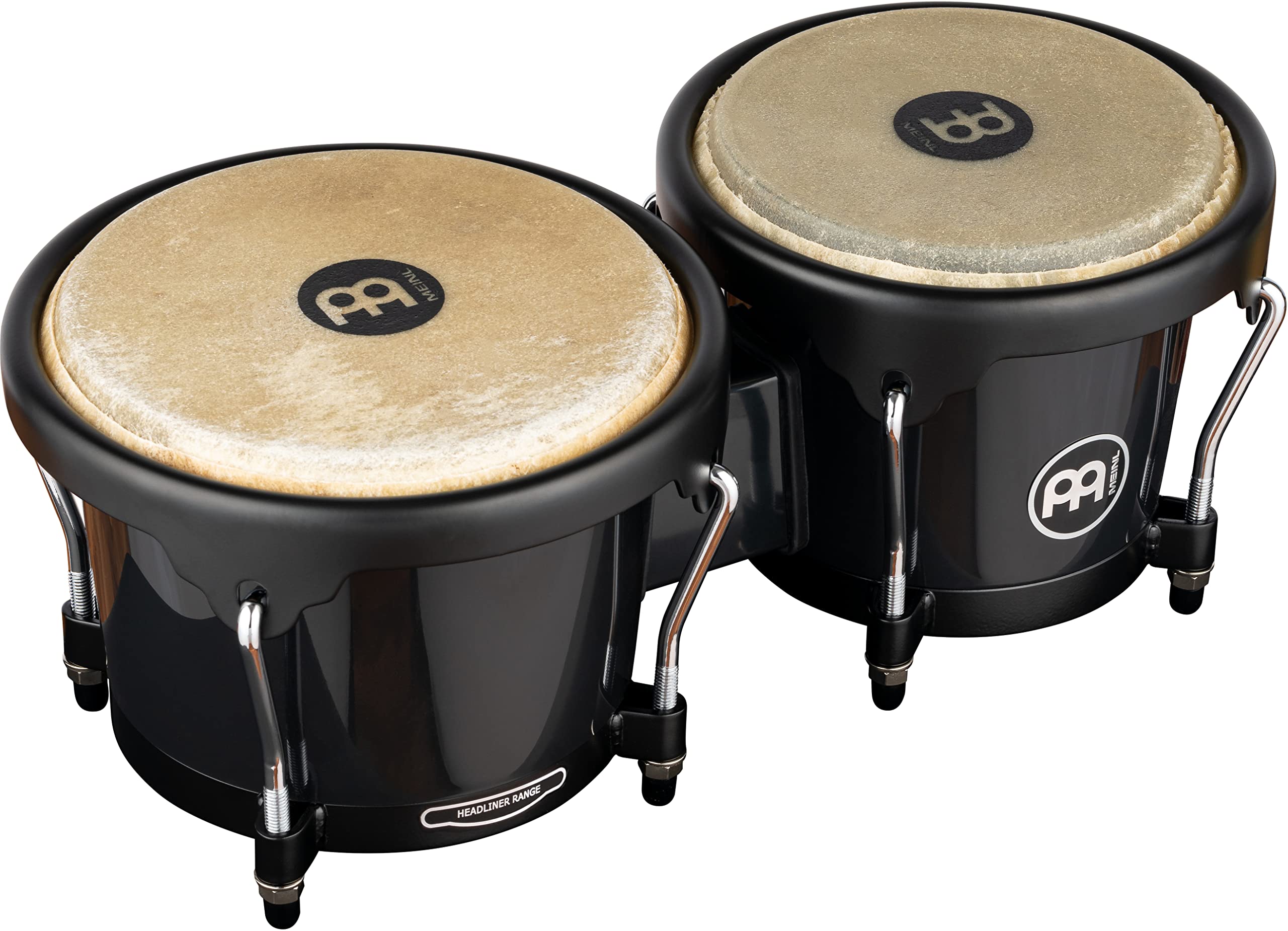 Meinl Percussion Bongos Hand Drum Set 6.5'' And 7.5'' With Synthetic Shells And Tuning Key   Not Made In China   Journey Series,