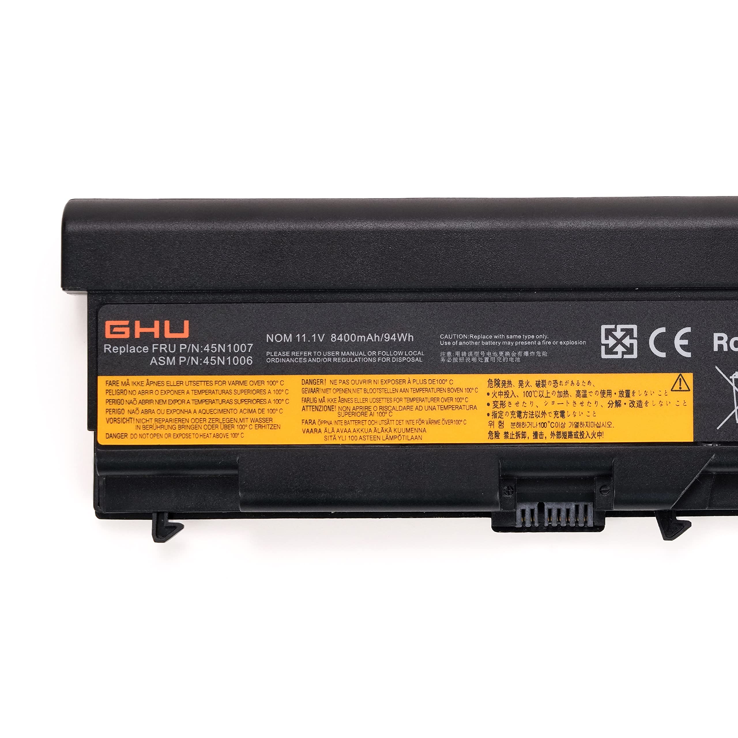 Ghu New 94 Wh Laptop Battery 0A36303 0A36302 45N1001 70++ Compatible For Lenovo Thinkpad T410 T420 T420I T430 L410 L412 L520 L53