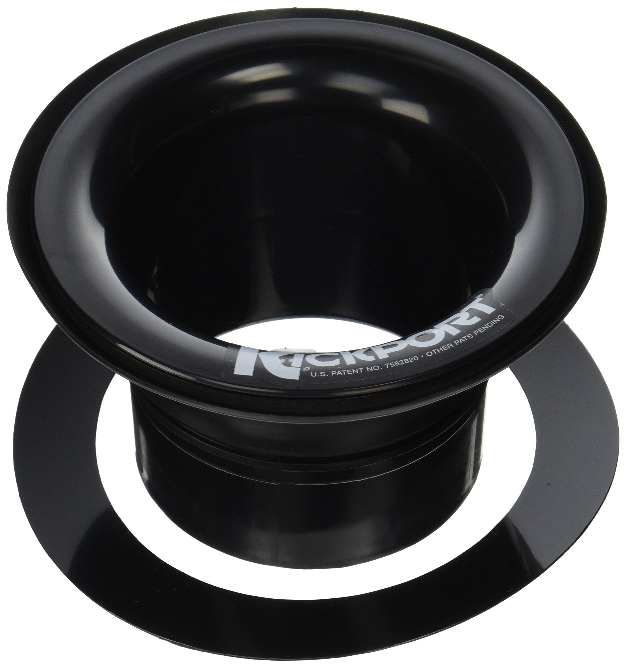 Kickport Bass Drum Heads (DSKP2BL),7x4x7,Black