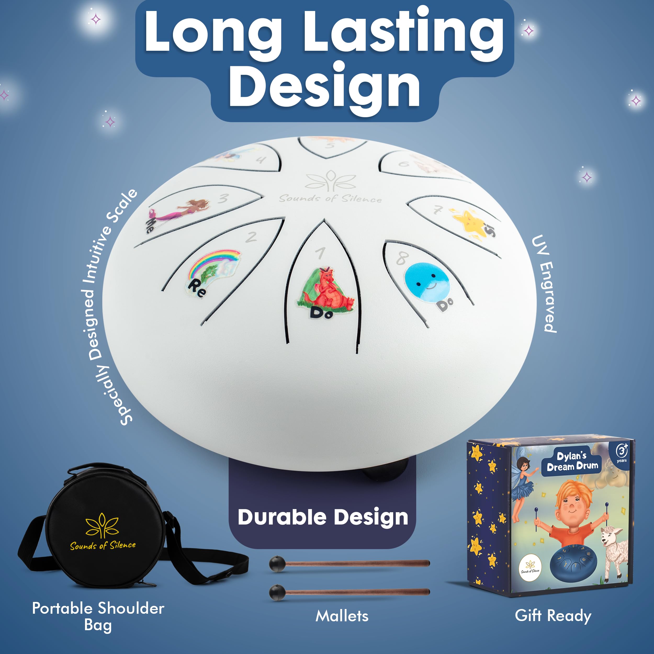 Steel Tongue Drum   Bedtime Sing A Long Story And Drum   Dylan'S Dream Drum Musical Gift For Children   Tongue Drum For Kids   K