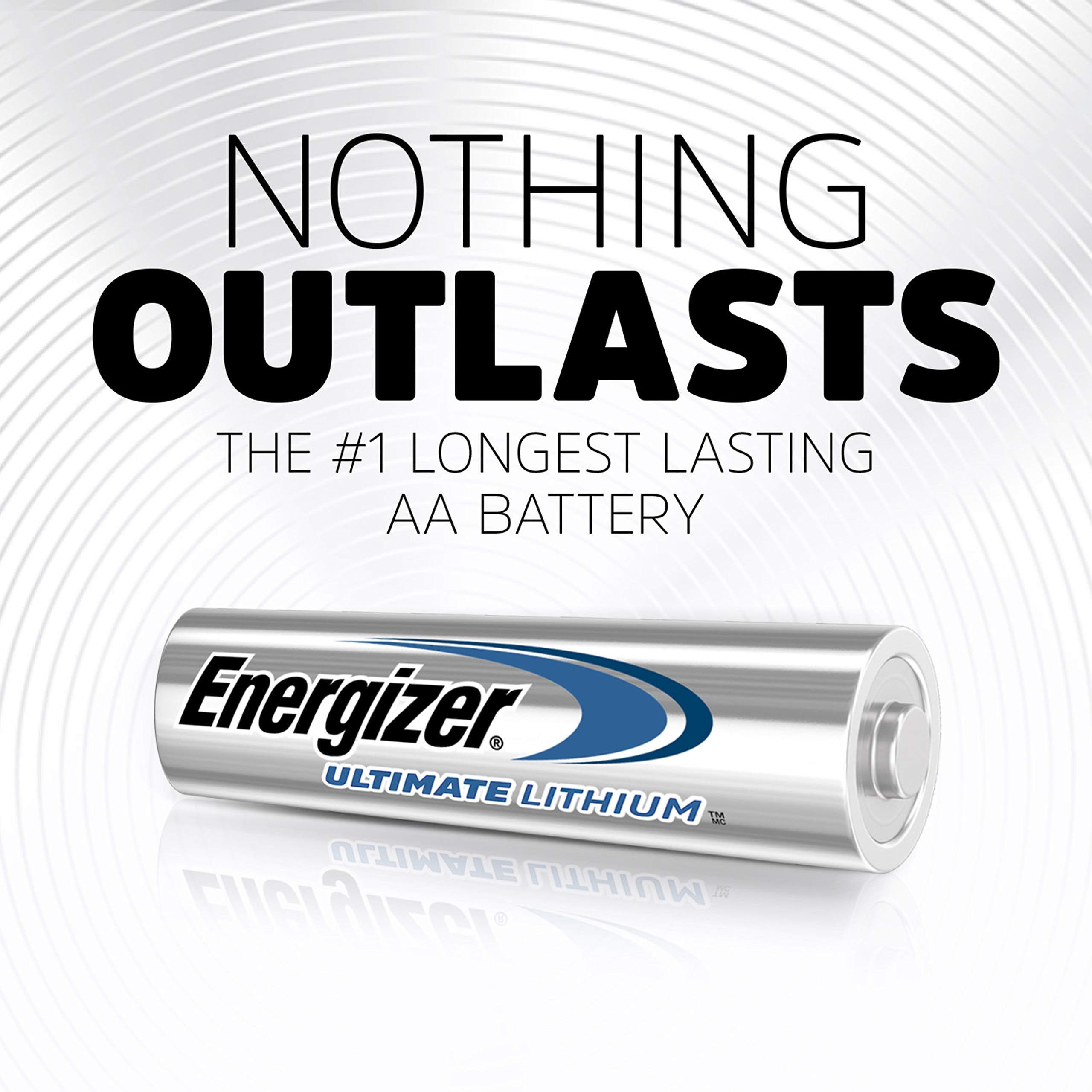 Energizer Ultimate Lithium Aa Batteries, World'S Longest Lasting Battery For High Tech Devices (4 Each), Black (Evel91Bp4)