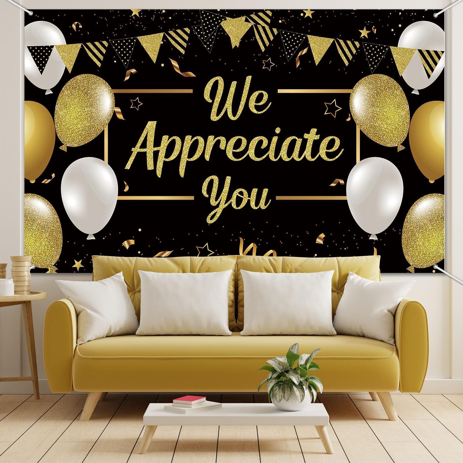 Chunnin We Appreciate You Banner Backdrop Appreciation Party Decorations Thank You For All You Do For Pastor Veterans Teacher Wo
